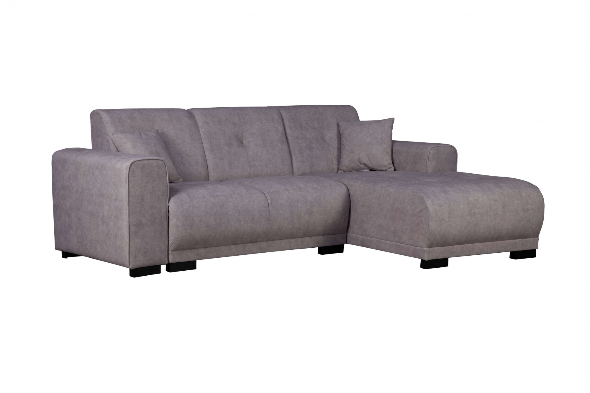 Home affaire Ecksofa »Langeland L-Form« incl. 2 Zierkissen, Recamiere wahlweise links oder rechts