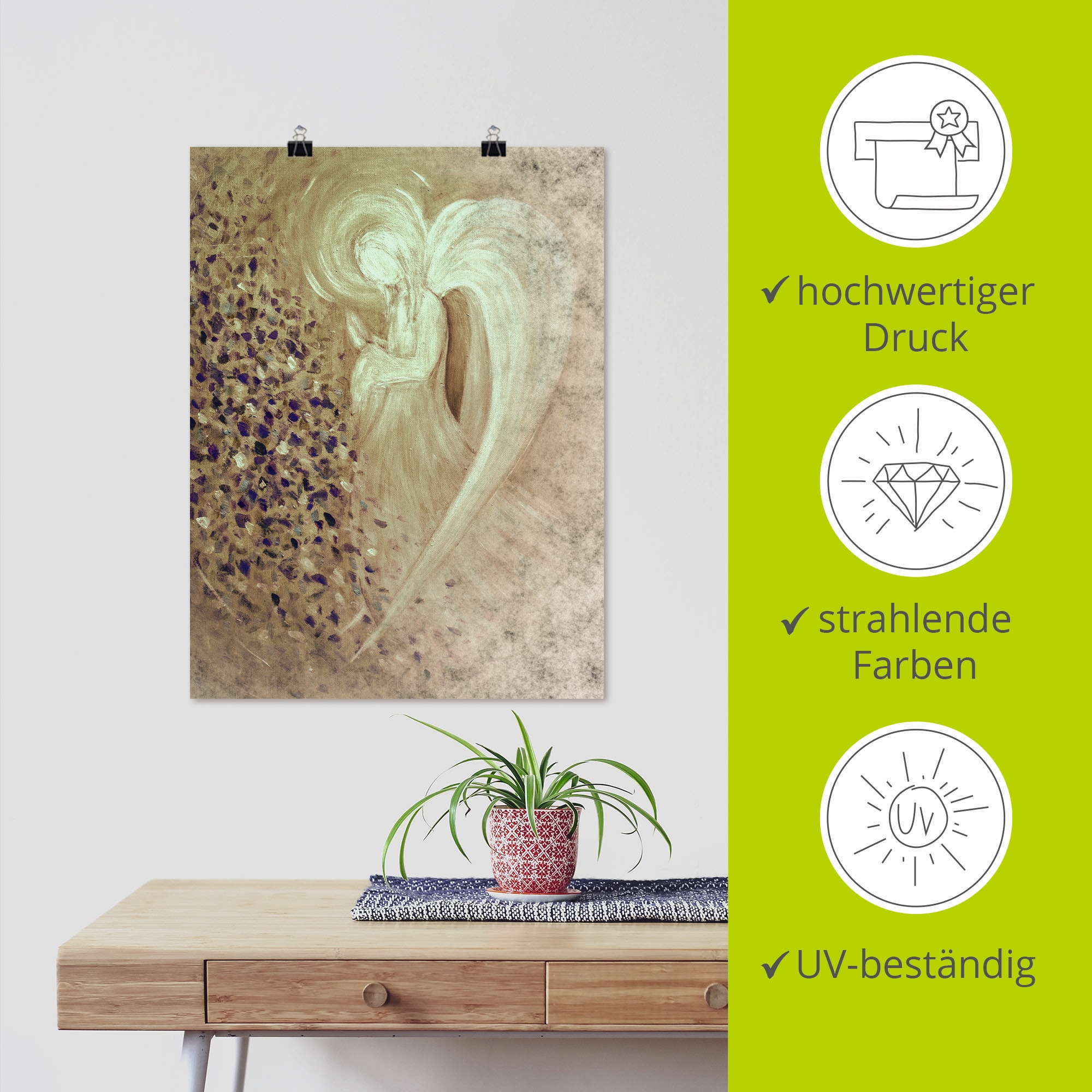 Artland Wandbild »Engel I«, Religion, (1 St.), als Leinwandbild, Poster, Wandaufkleber in verschied. Größen