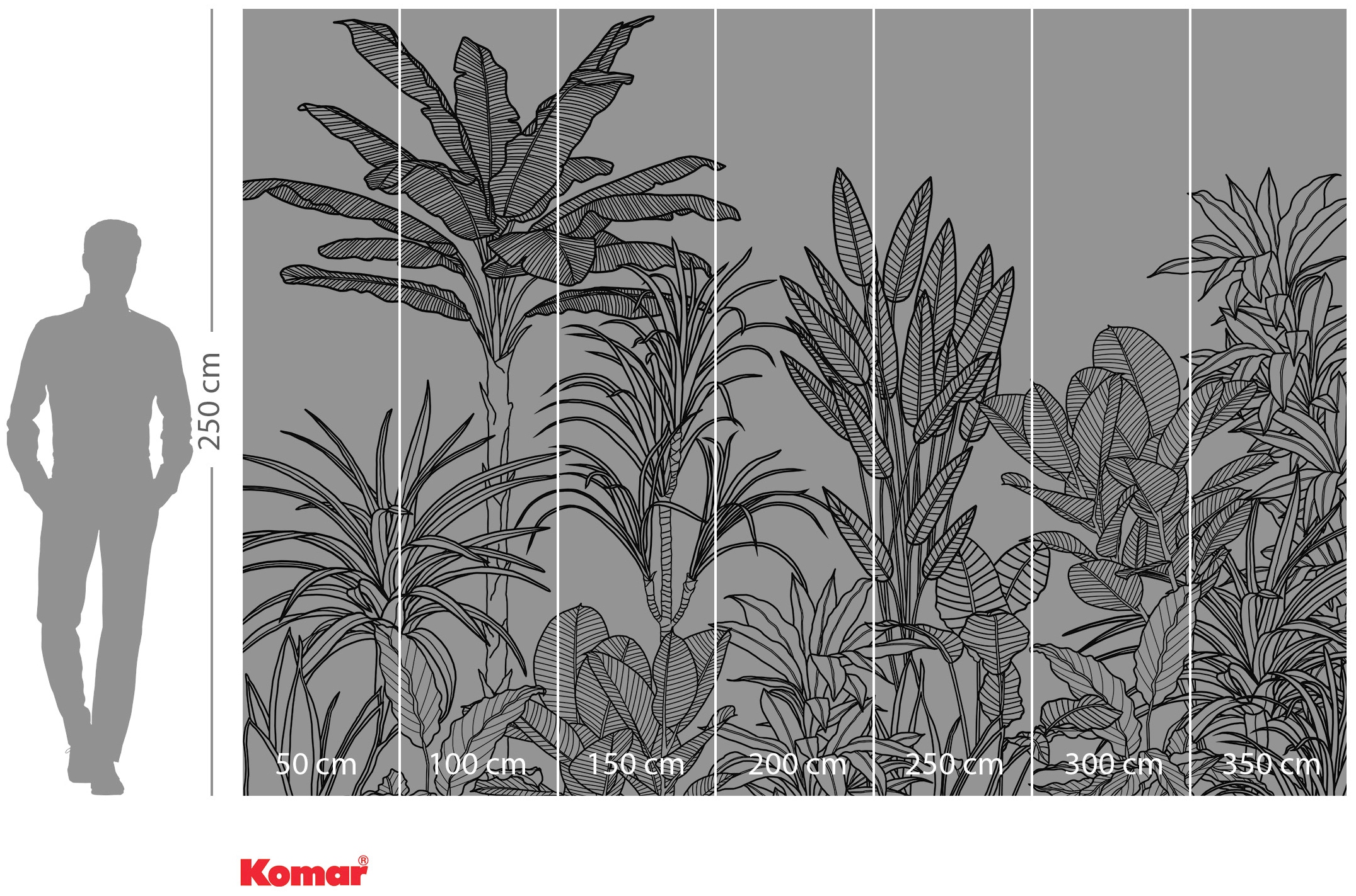 Komar Vliestapete »Digitaldruck Vlies -  Savanna - Größe 350 x 250 cm« bedruckt glatt Wohnzimmer, Schlafzimmer