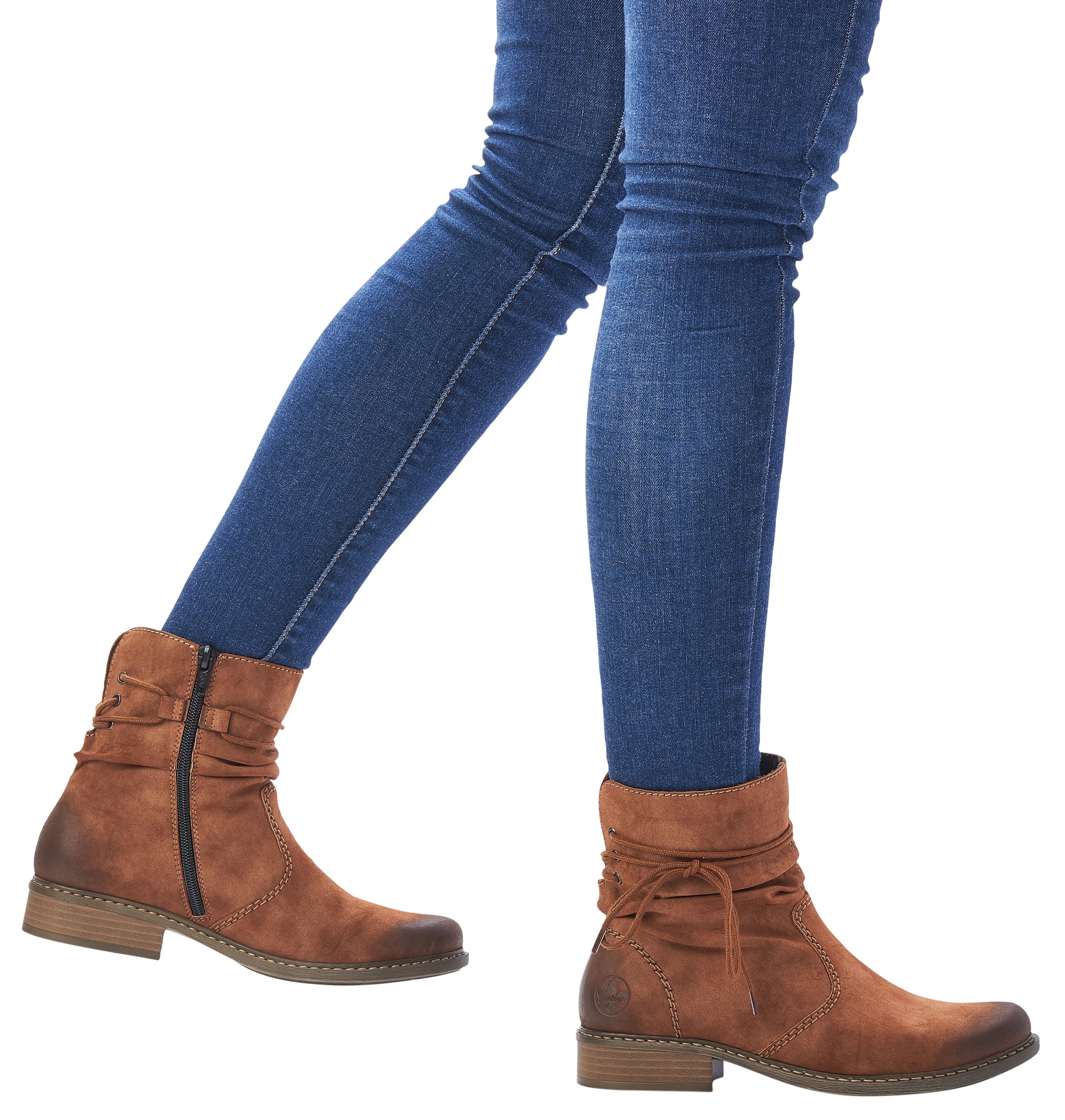 Rieker Stiefelette, in aktueller Used-Optik
