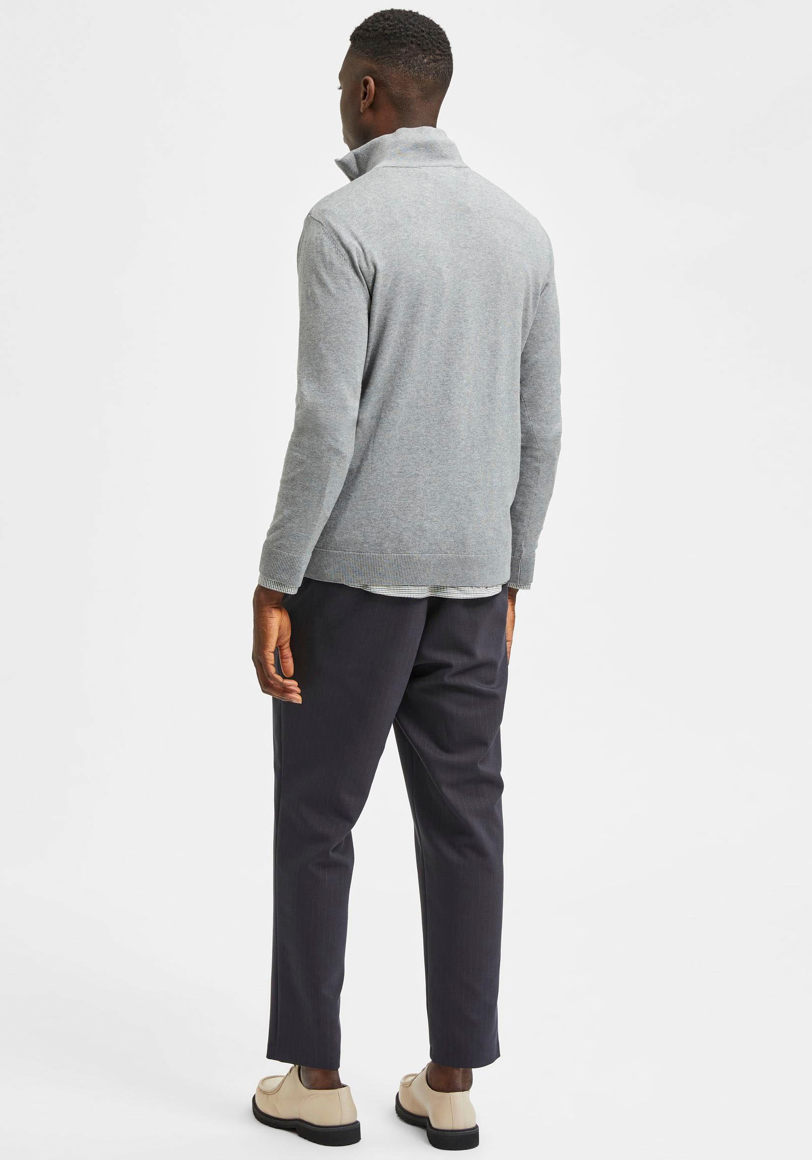 SELECTED HOMME Troyer »SLHBERG HALF ZIP CARDIGAN NOOS«