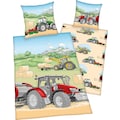 Herding Young Collection Kinderbettwäsche »Traktor«, mit tollem "Traktor" Motiv