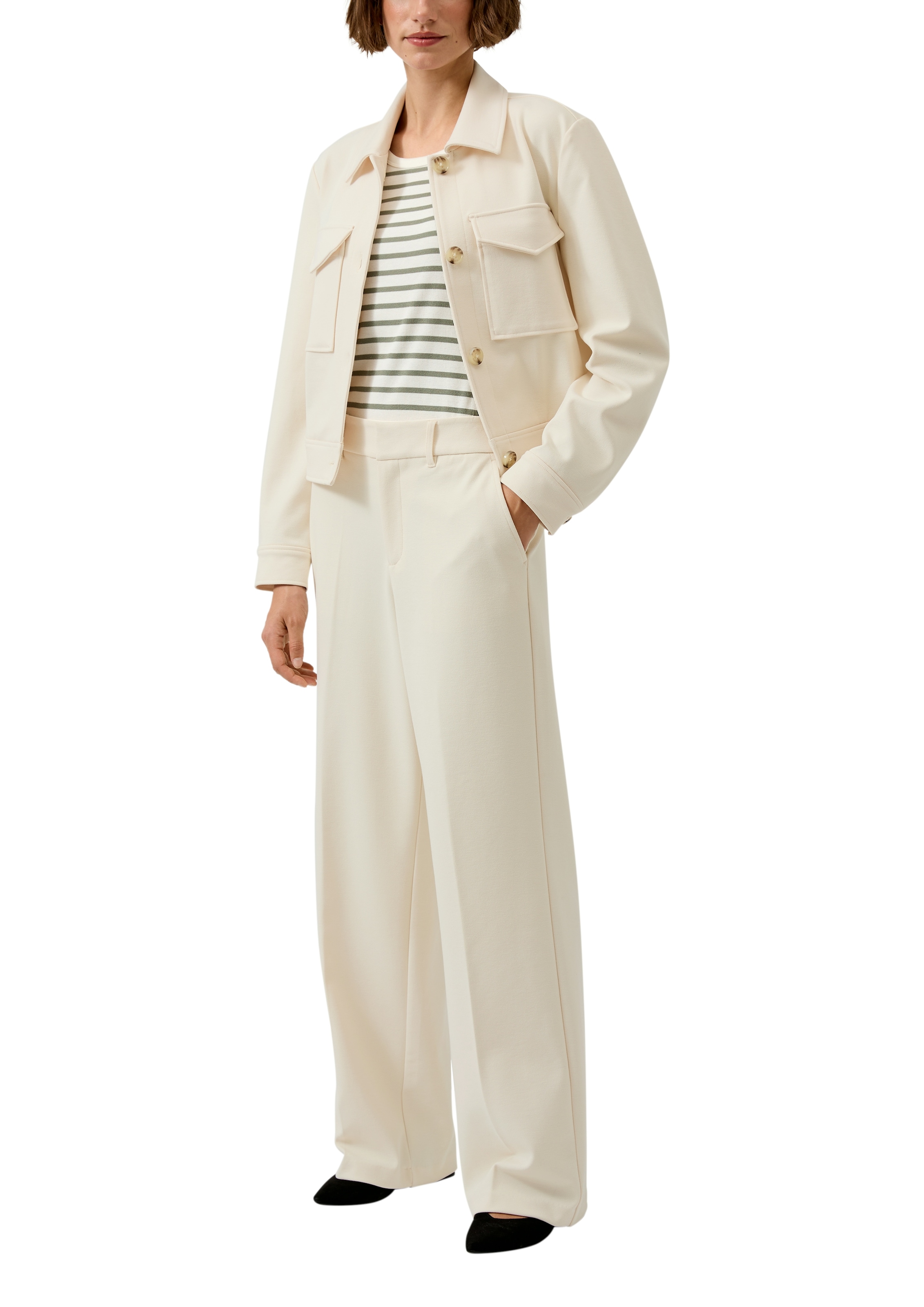 s.Oliver Stoffhose  mit Bundfalte