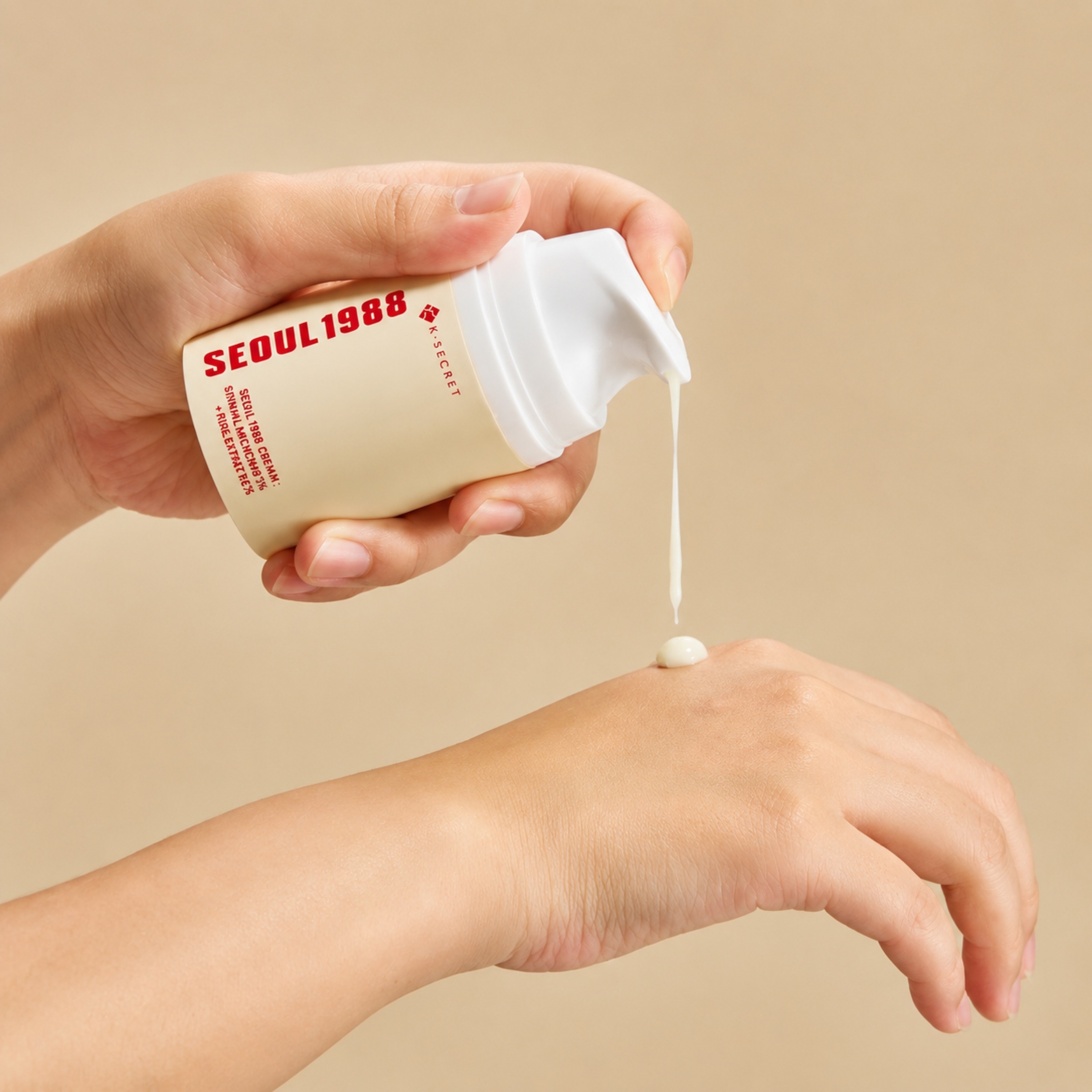 K-Secret Feuchtigkeitscreme »K‑SECRET Seoul 1988 Cream: Retinal Liposome 1% + Fermented Rice 50 ml« Feuchtigkeitscreme, für trockene, empfindliche und gereizte Haut