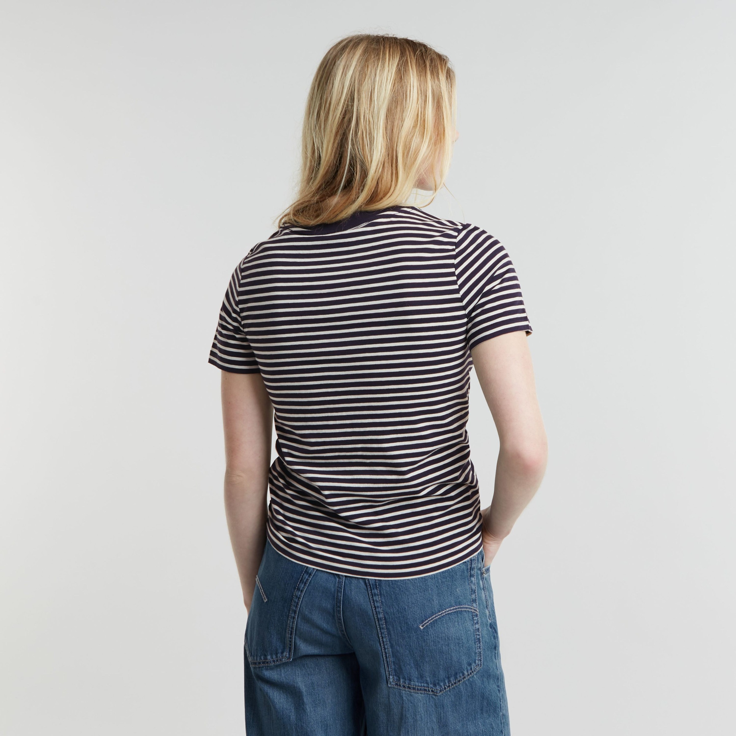G-STAR T-Shirt »Front seam stripe r t wmn«