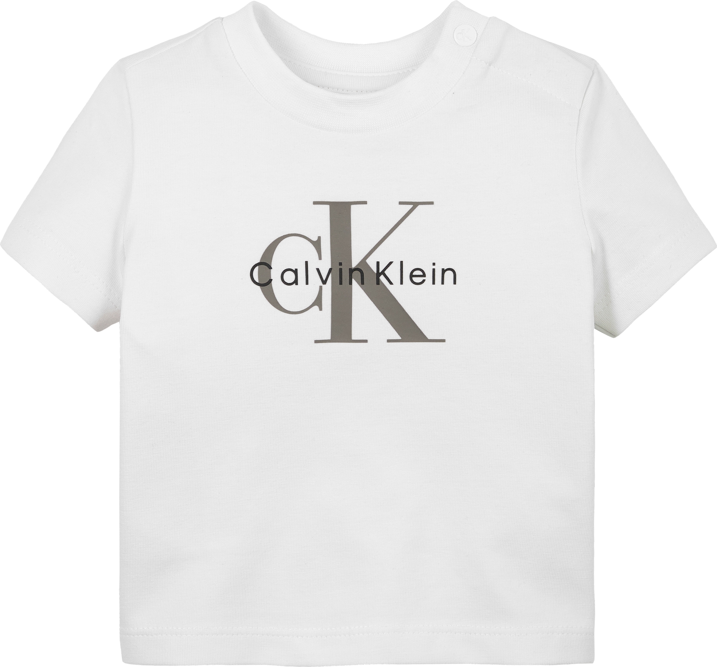 Calvin Klein Jeans T-Shirt »MONOGRAM SS T-SHIRT« für Babys bis 2 Jahre, Logo-Druck