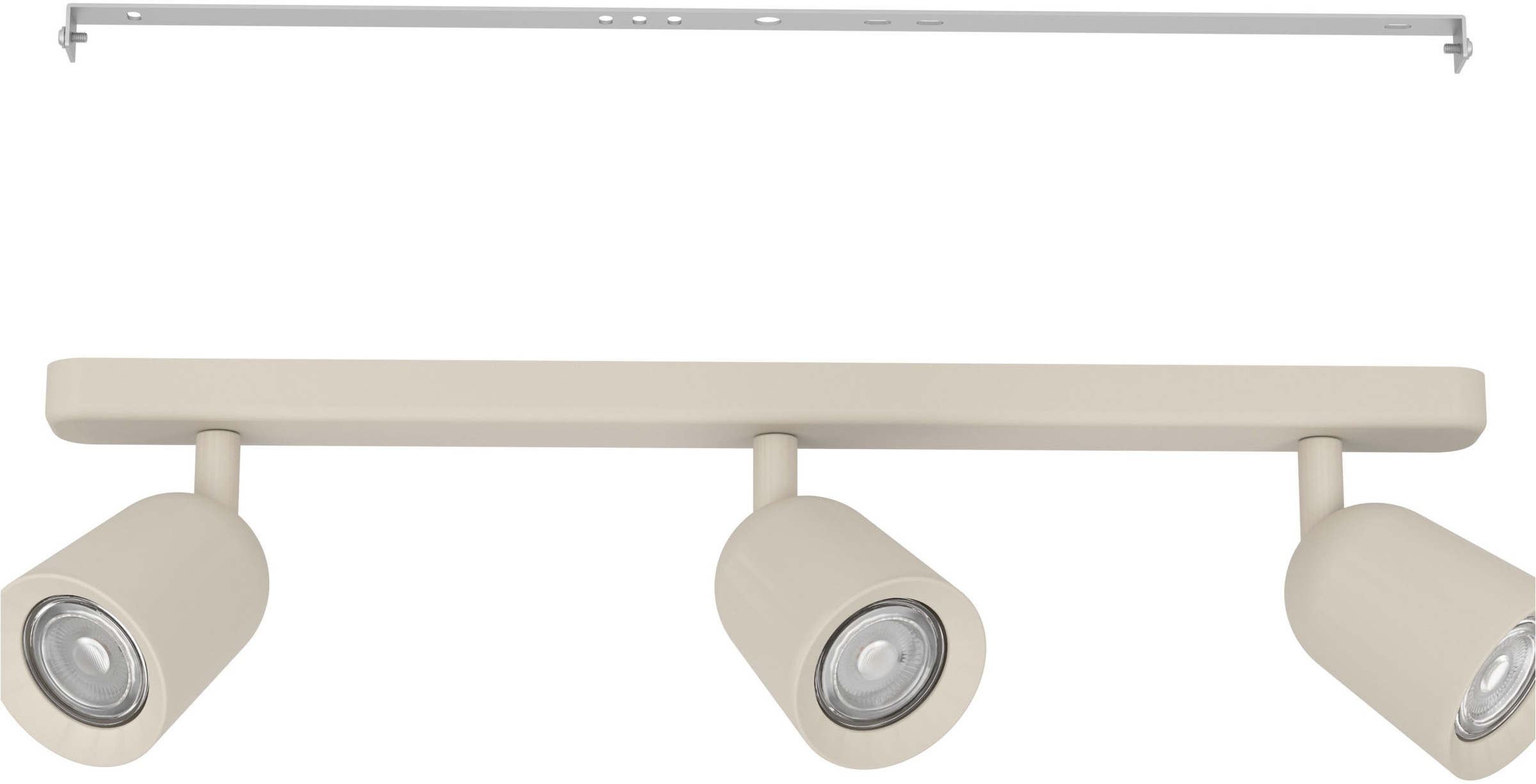 EGLO Deckenspot »CAMALDOLI Spotlampe - Stahl - GU10 - 3X10W - IP20« GU10 1 Stk. Wandleuchte, Wandspot, schwenkbar, Strahler, L52 x B4,5 x H11,5 cm