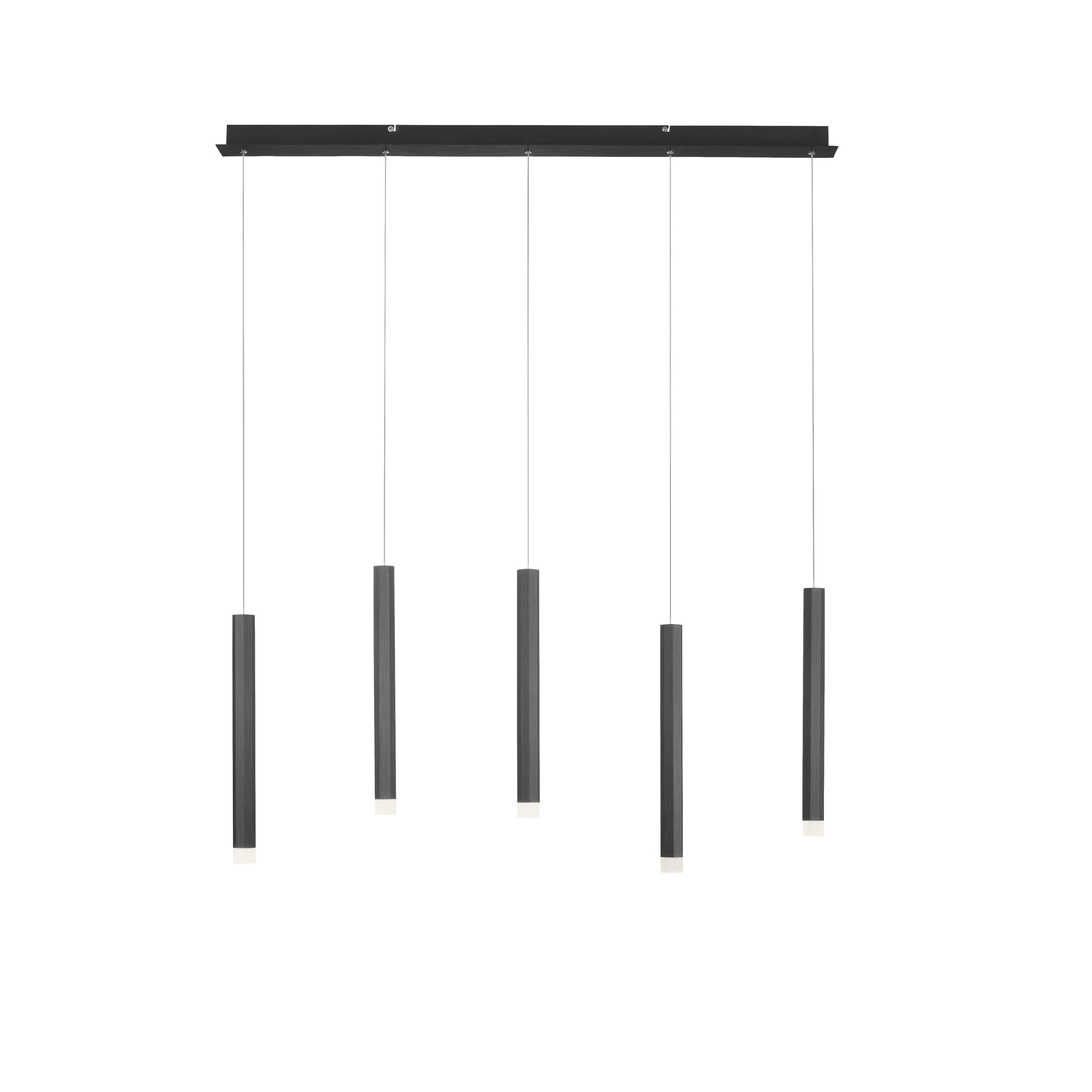 JUST LIGHT Pendelleuchte »BRUNO«, 5 flammig, Leuchtmittel LED-Board | LED fest integriert, LED