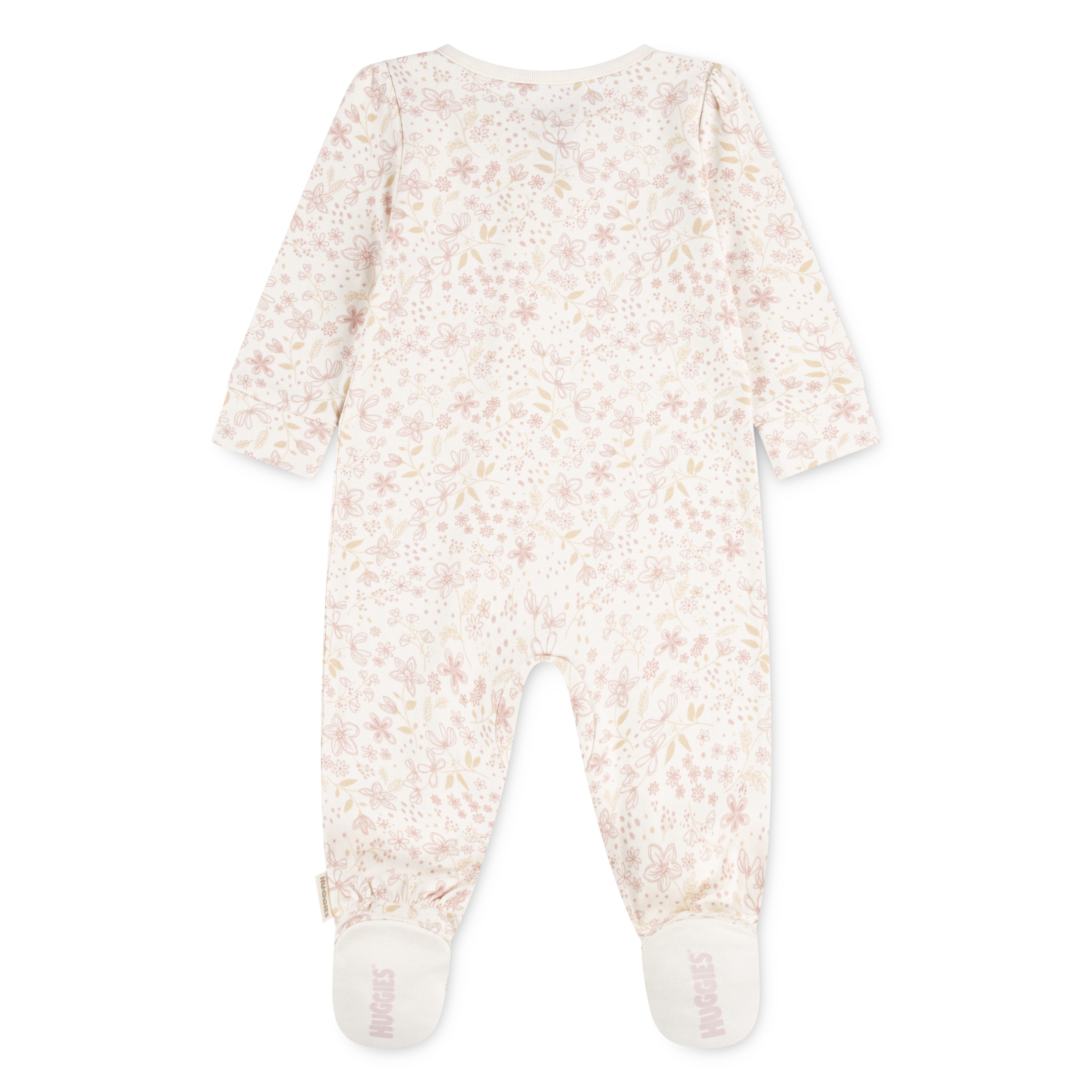 HUGGIES babywear Strampler »HUGG FOOTED COVERALL«, Verdeckter Reißverschluss mit Kinnschutz