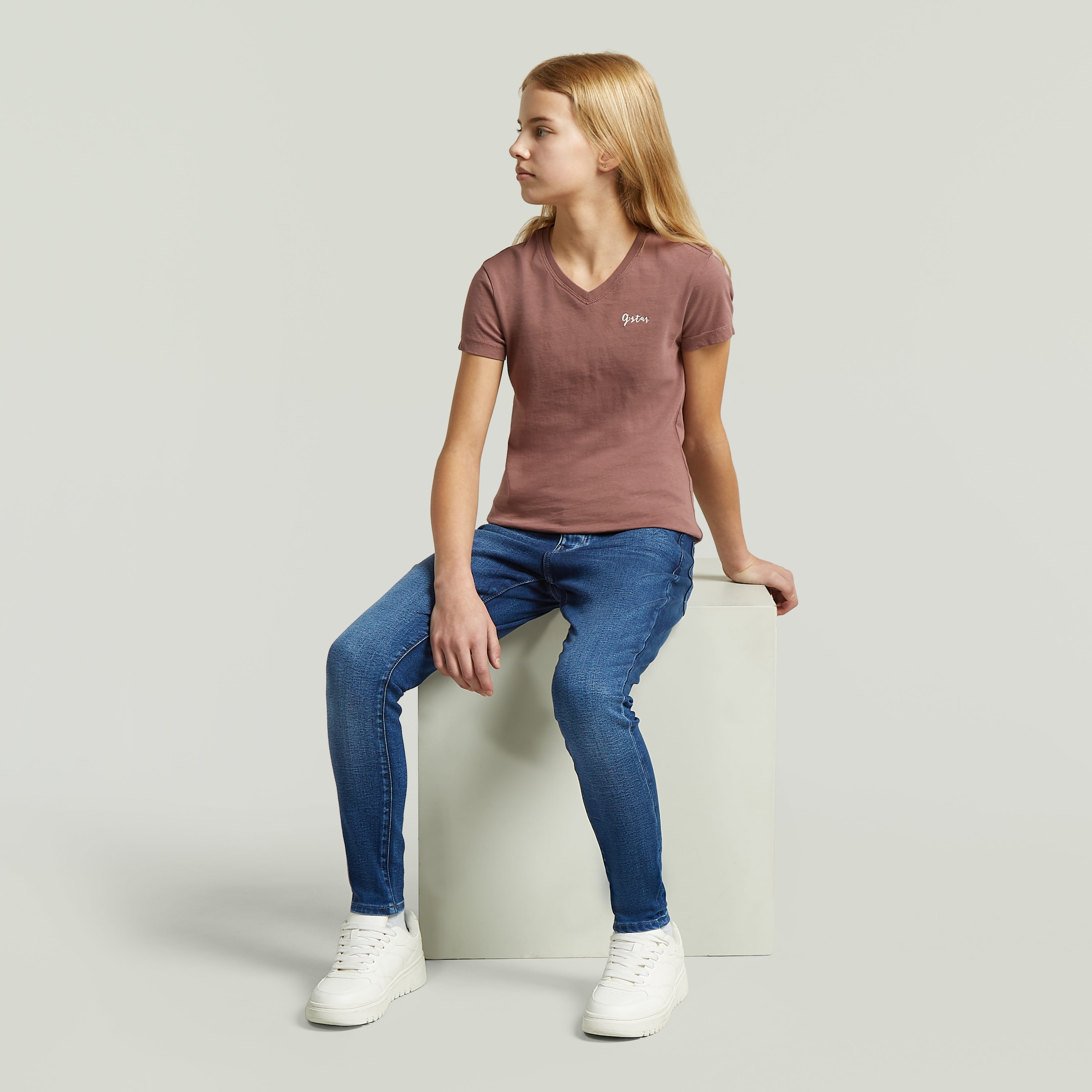 G-STAR »KIDS, 3301 SKINNY G« mit mittelhohem Bund