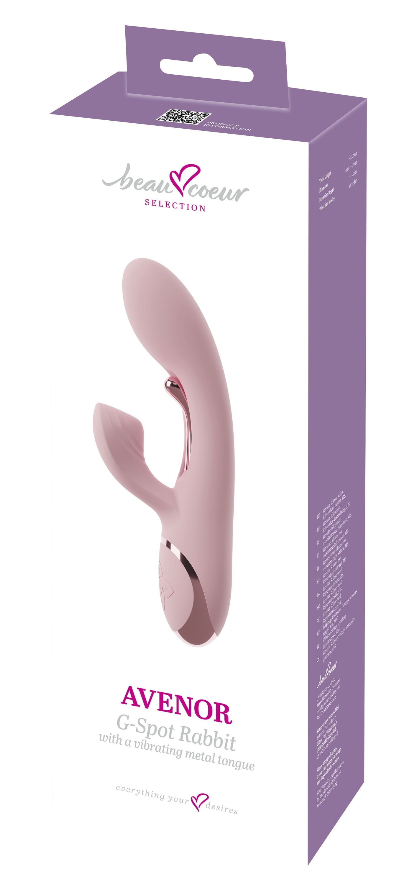 Beau Coeur Vibrator »Rabbitvibrator AVENOR G-Spot Rabbit«