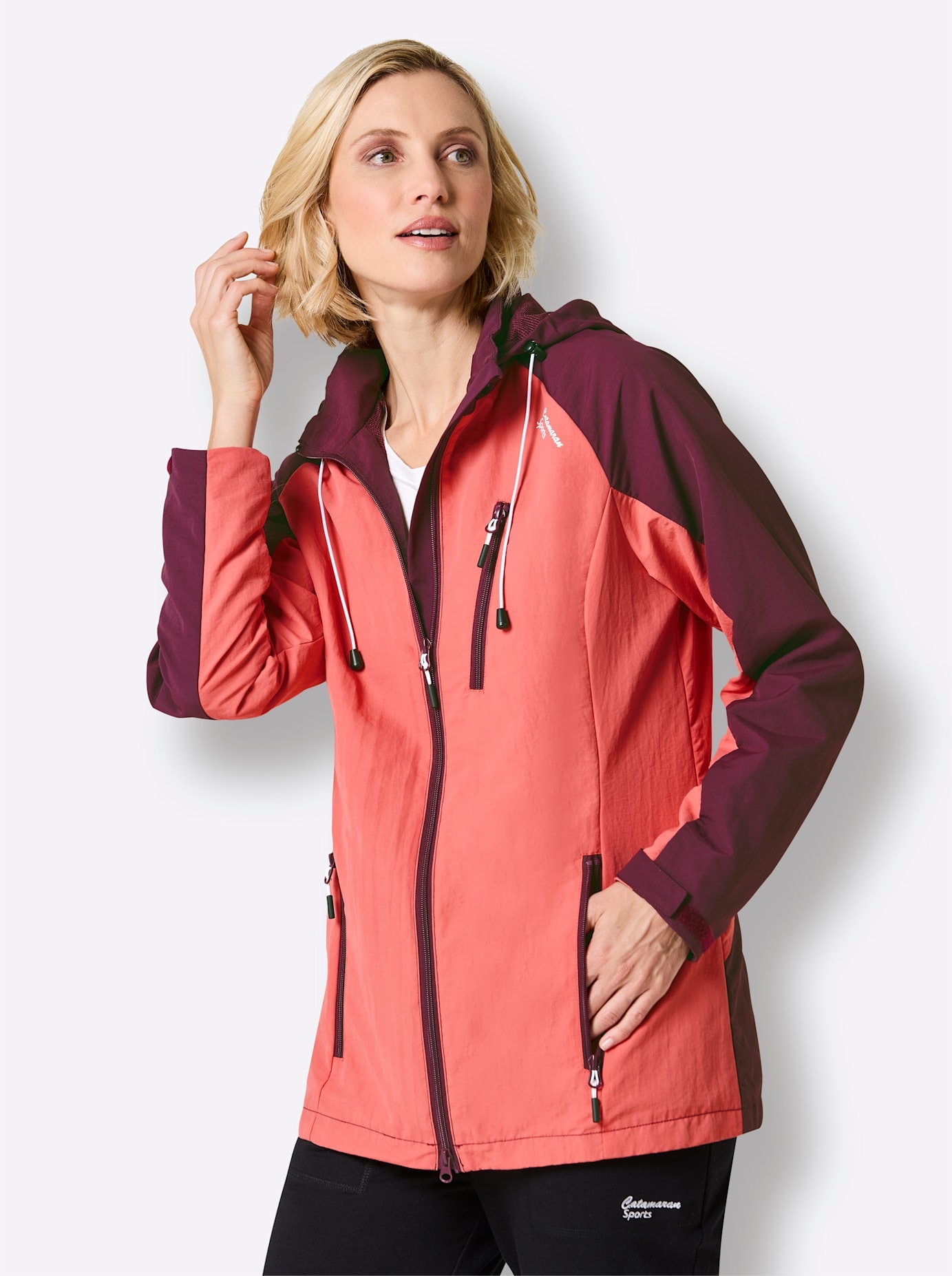 Catamaran Funktionsjacke mit Kapuze