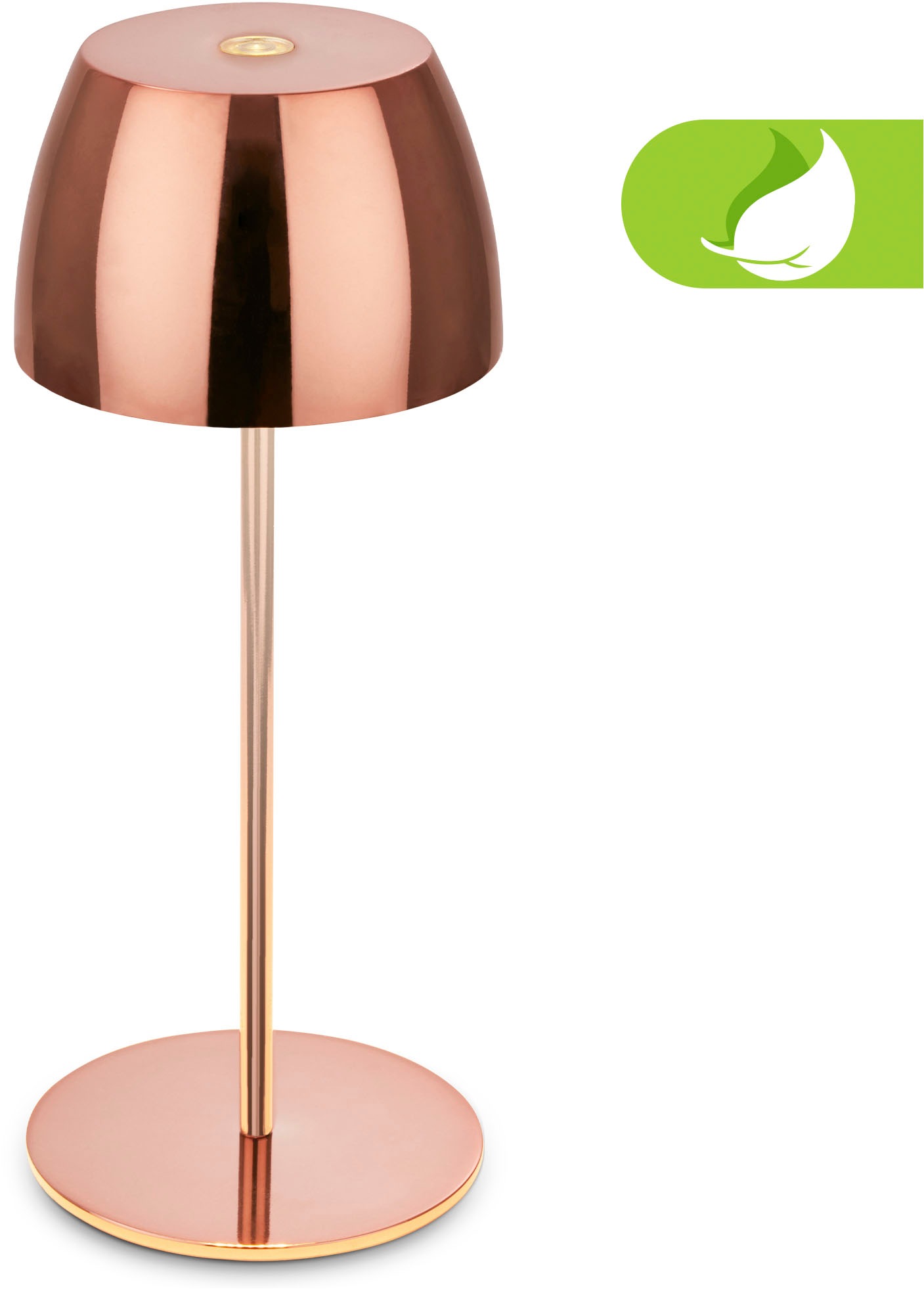 Briloner Leuchten LED Außen-Tischleuchte »Serina Mini« LED-Modul Extra-Warmweiß Akku Tischlampe, kabellos, IP44, Wohnzimmer, Schlafzimmer, Outdoor