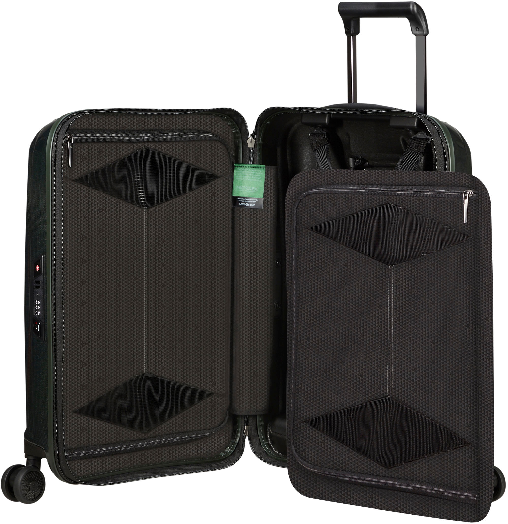 Samsonite Hartschalen-Trolley »MAJOR-LITE, verschiedene Größen und Farben« 37 4 Rollen Reisekoffer Volumenerweiterung bei S Reisegepäck Made in Europe