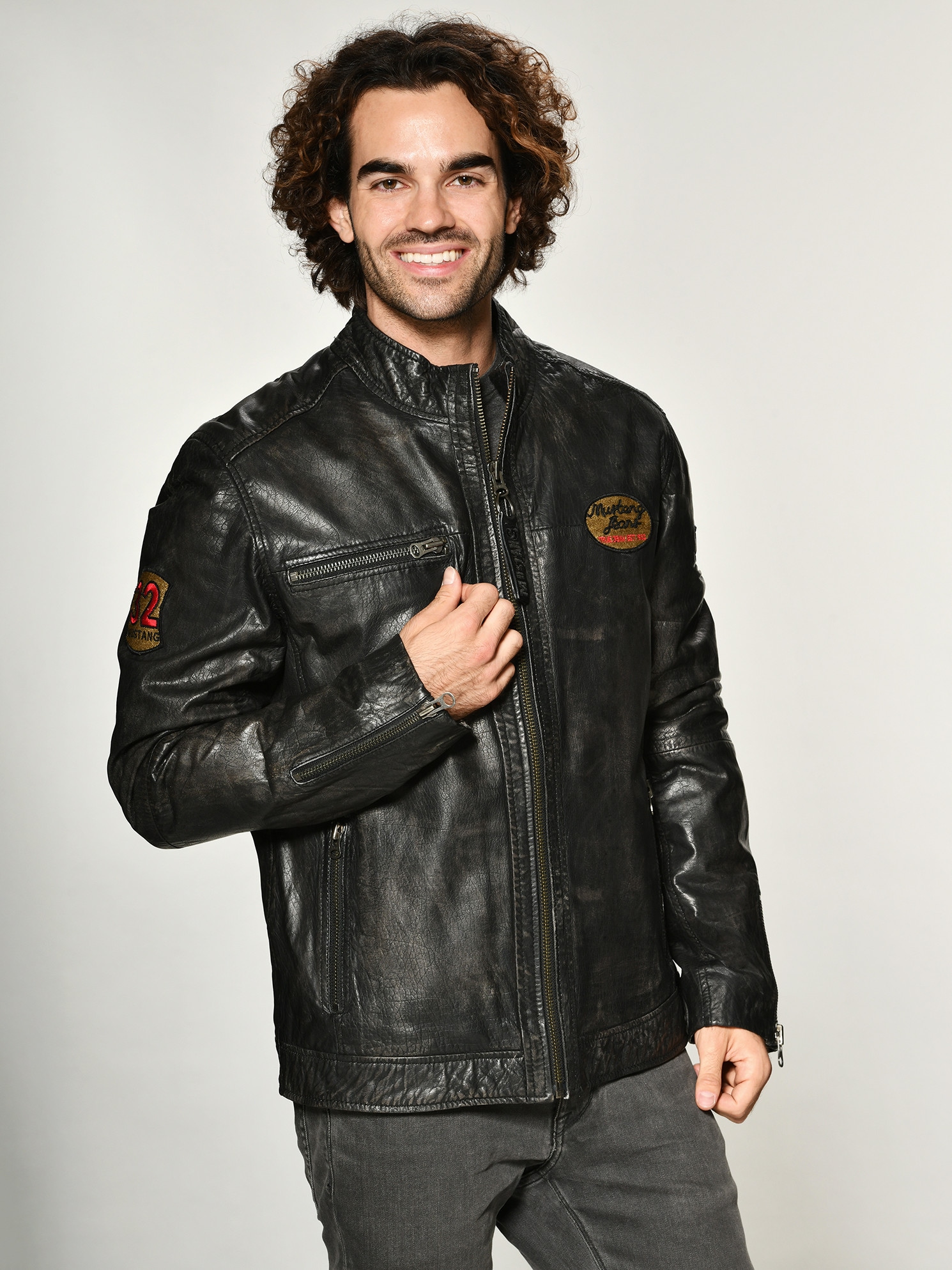 MUSTANG Lederjacke »Lederjacke Varberg«