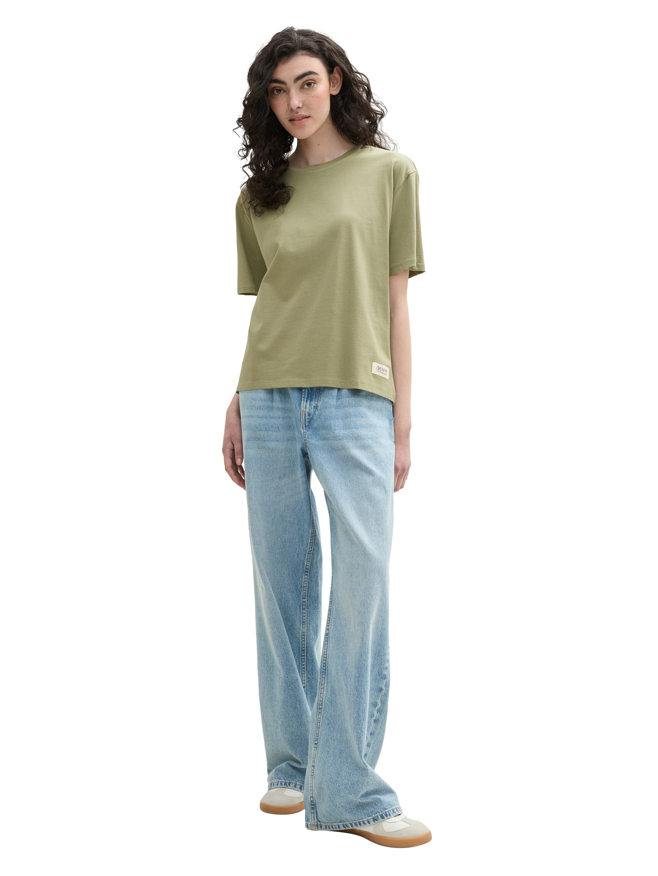 TOM TAILOR Denim T-Shirt »Boxy«, aus reiner Baumwolle