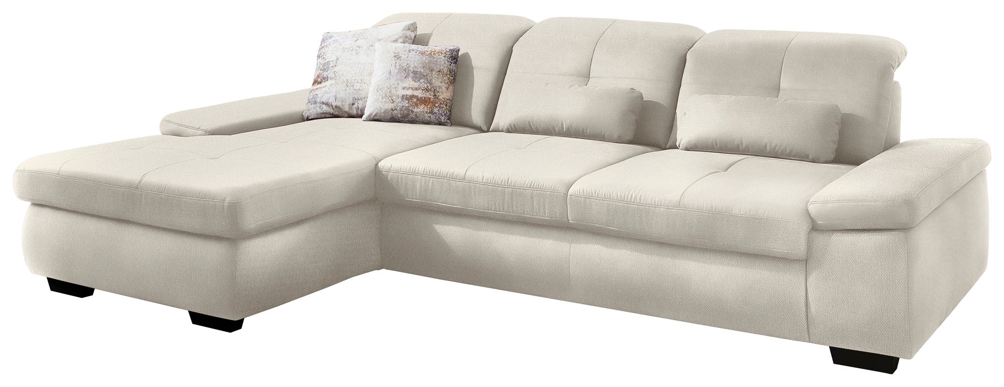 Die PlanBar Ecksofa »MP-IN16012 L-Form, mit Kaltschum-Polsterung« inkl. Sitztiefenverstellung, wahlweise mit weiteren Funktionen