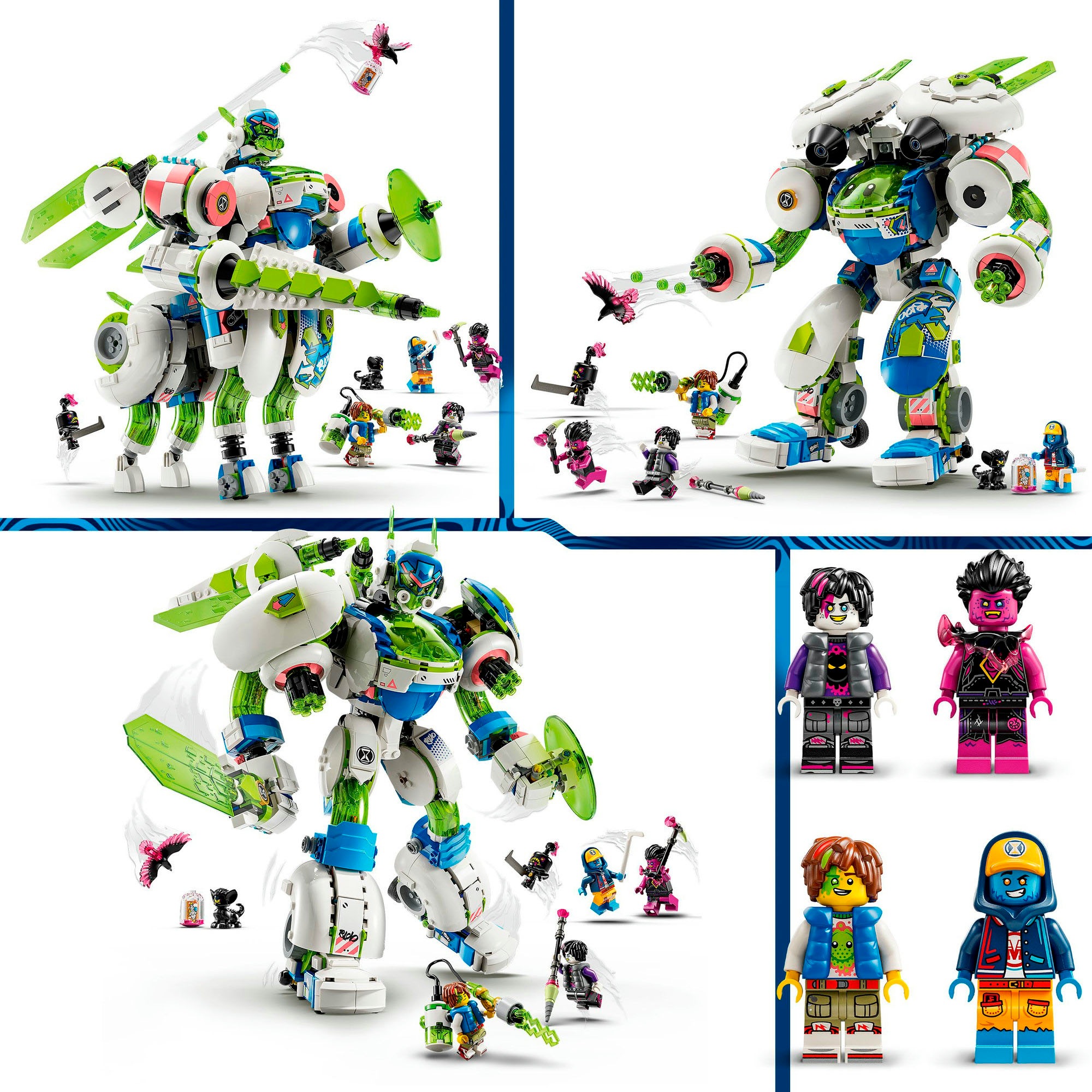 LEGO® Konstruktionsspielsteine »Mateo und Z-Blob der Ritter-Mech (71485), LEGO DREAMZzz«, (1333 St.), Made in Europe