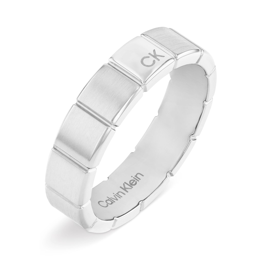 Calvin Klein Fingerring »Schmuck Edelstahl Fingerring Herrenring MINIMALISTIC SQUARES«