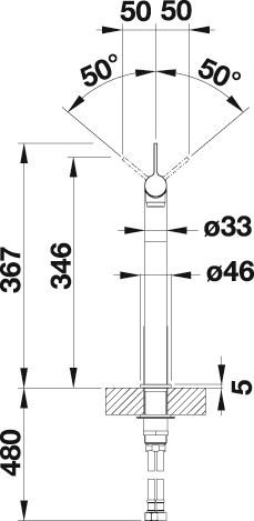 Blanco Küchenarmatur »VONDA« Hochdruck