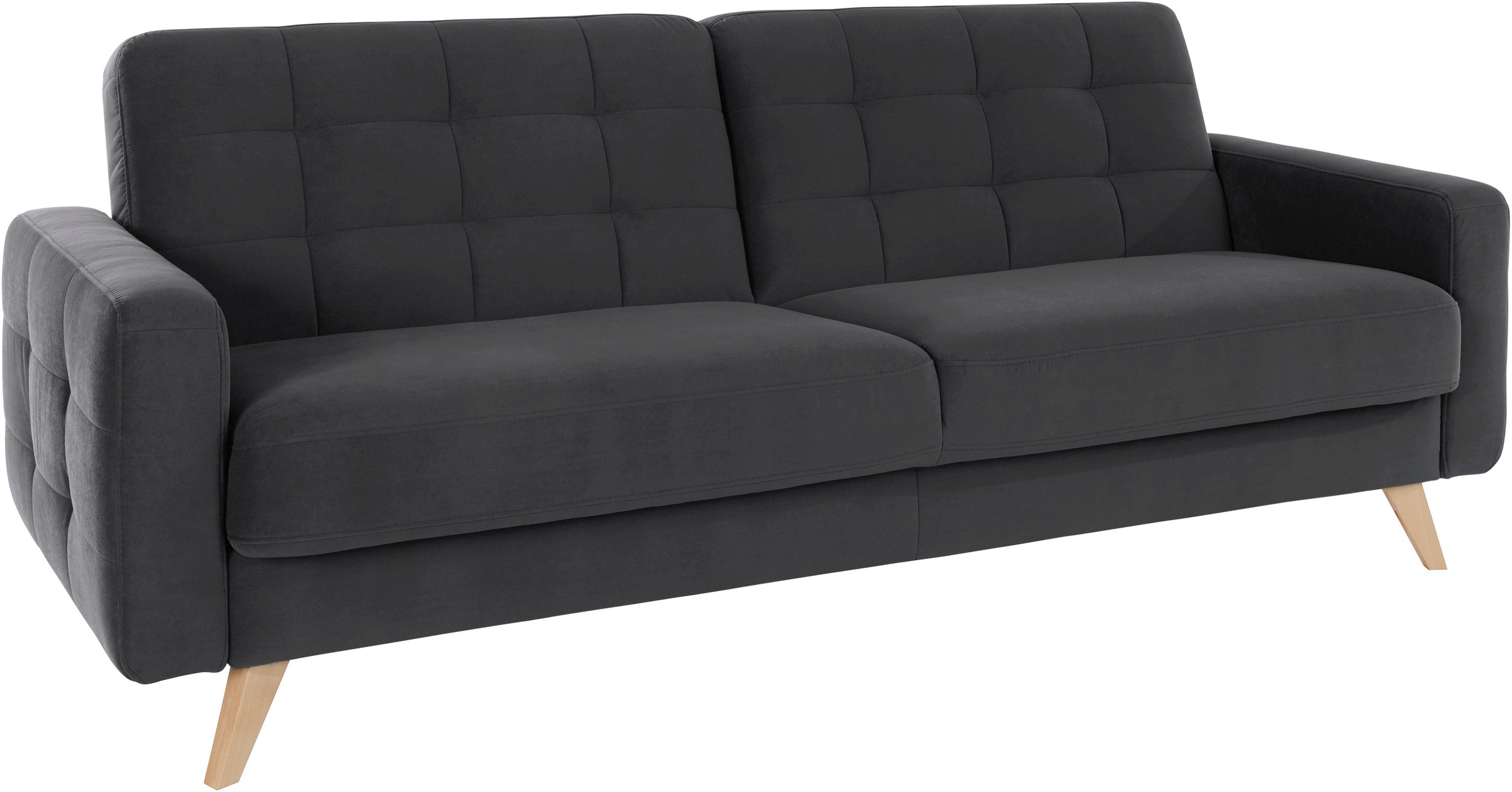exxpo - sofa fashion 3-Sitzer »Nappa, kompakt und komfortabel, bequem, zeitloses Design, L-Form«, tolle Detailverarbeitung