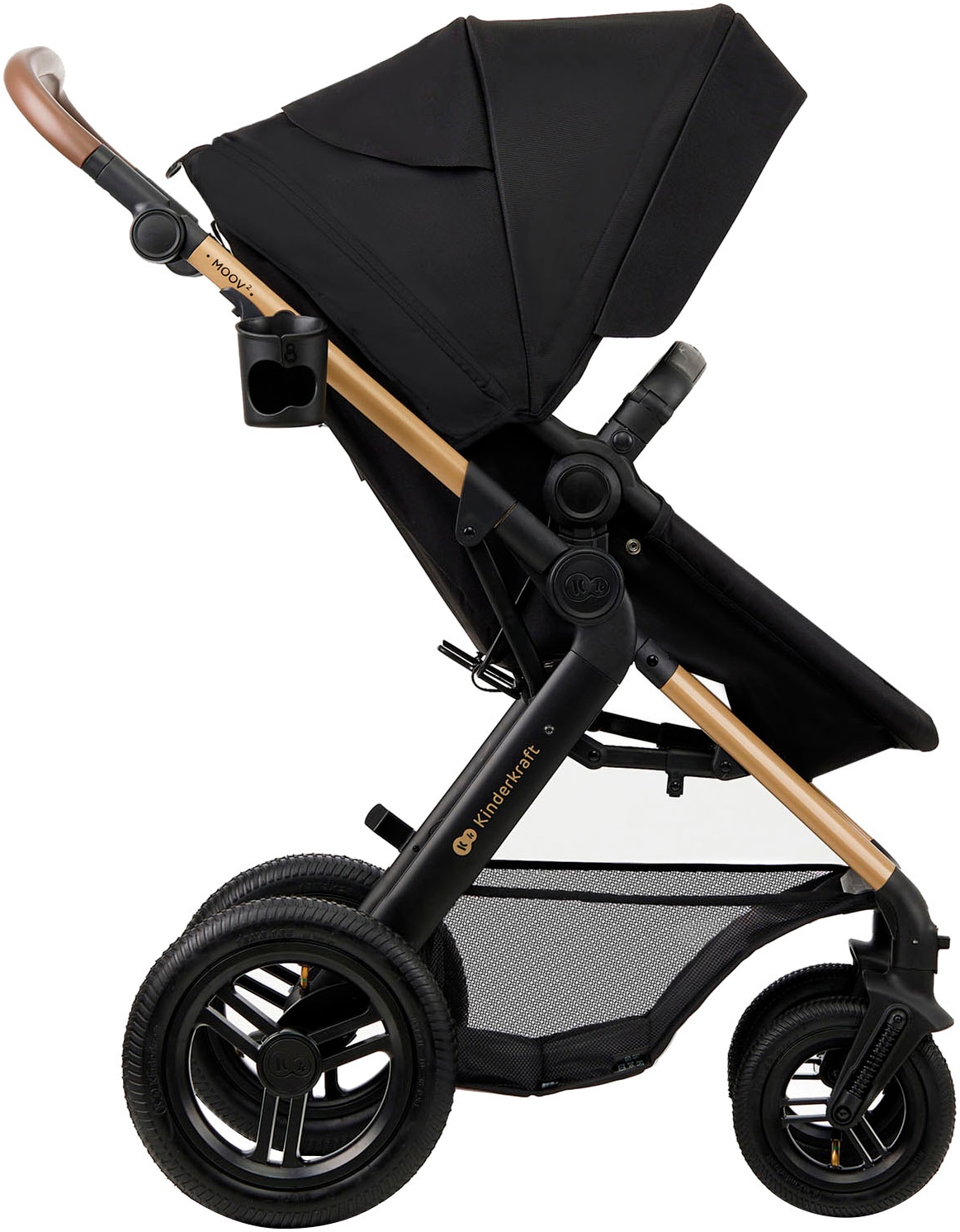 Kinderkraft Kombi-Kinderwagen »MOOV 2 4in1 AIR« 27 kg mit Luftreifen