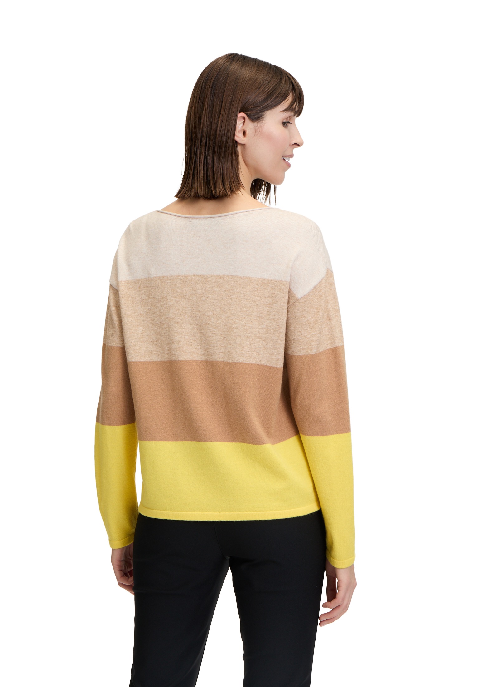 Betty Barclay Rundhalspullover »Feinstrickpullover mit Color Blocking«