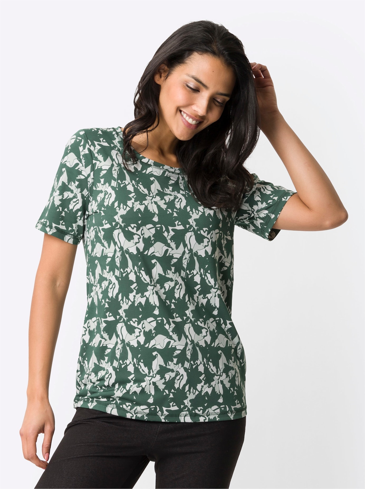Rundhalsshirt »Freizeitshirt«, (1 tlg.)