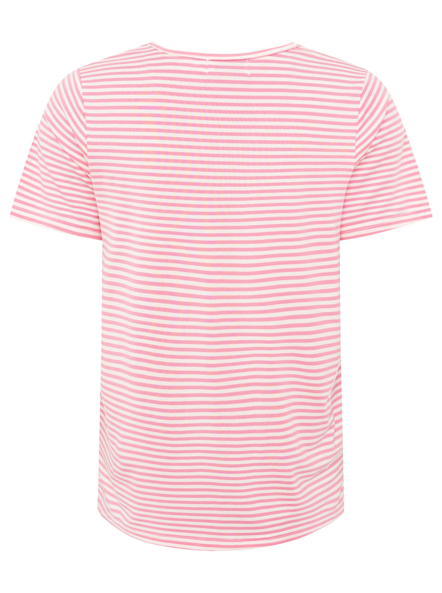 Zwillingsherz T-Shirt »"Zwillingsherz"« V-Neck, gestreift, kleines Motiv gestickt