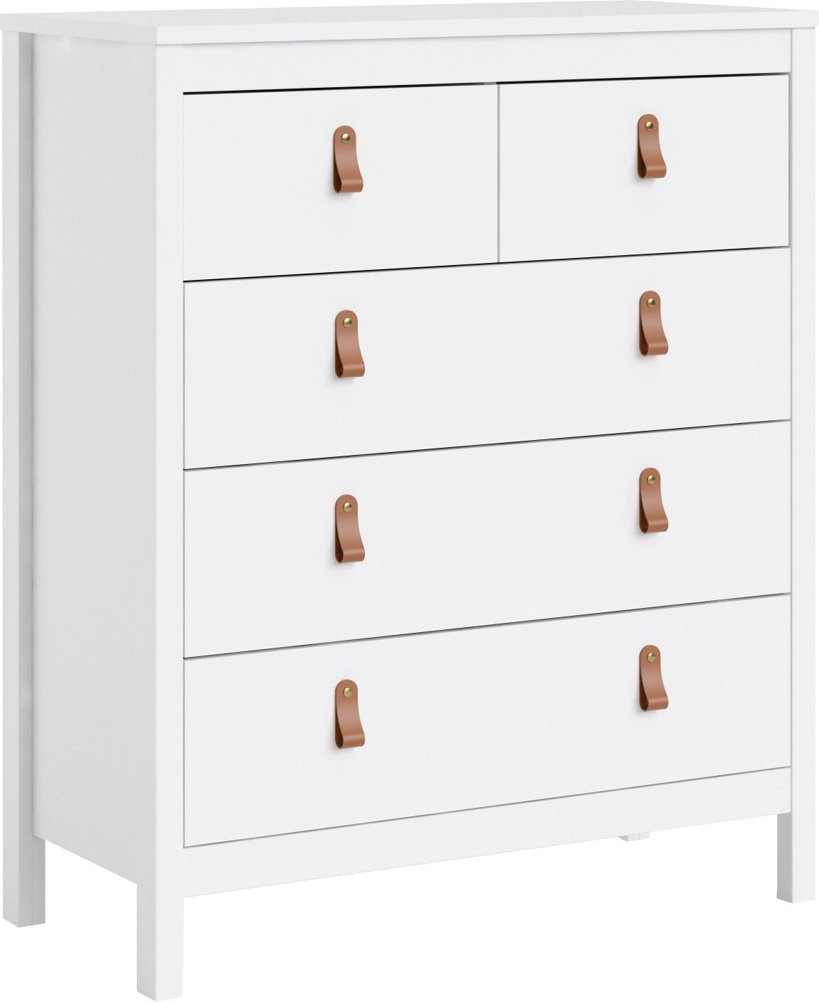 Home affaire Kommode »Madrid, Aufbewahrung, Schubladenschrank, Stauraum«, mit 5 Schubladen, Breite 82 cm, Höhe 99 cm
