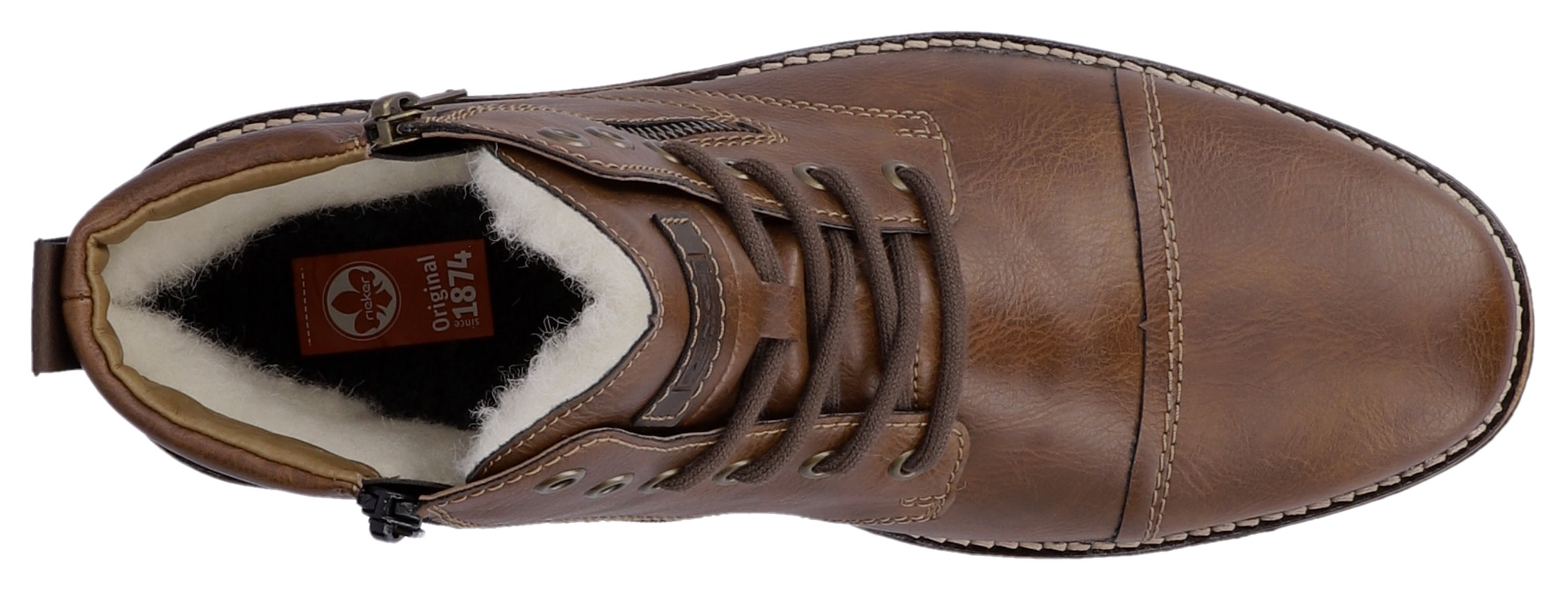 Rieker Winterstiefelette  , Schnürboots, Winterboots in schmaler Form