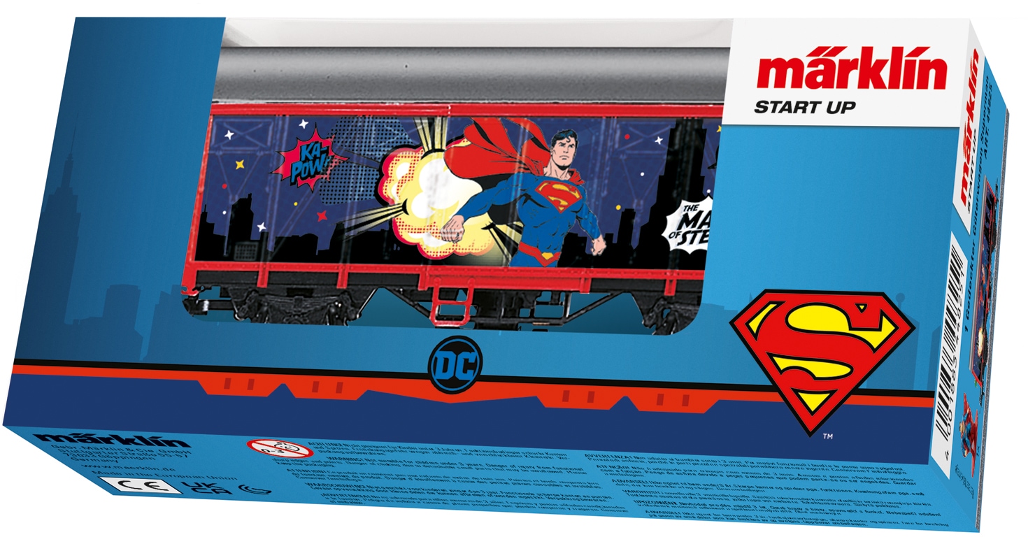 44825 Color carbón Märklin Carro de mercancías Superman 
