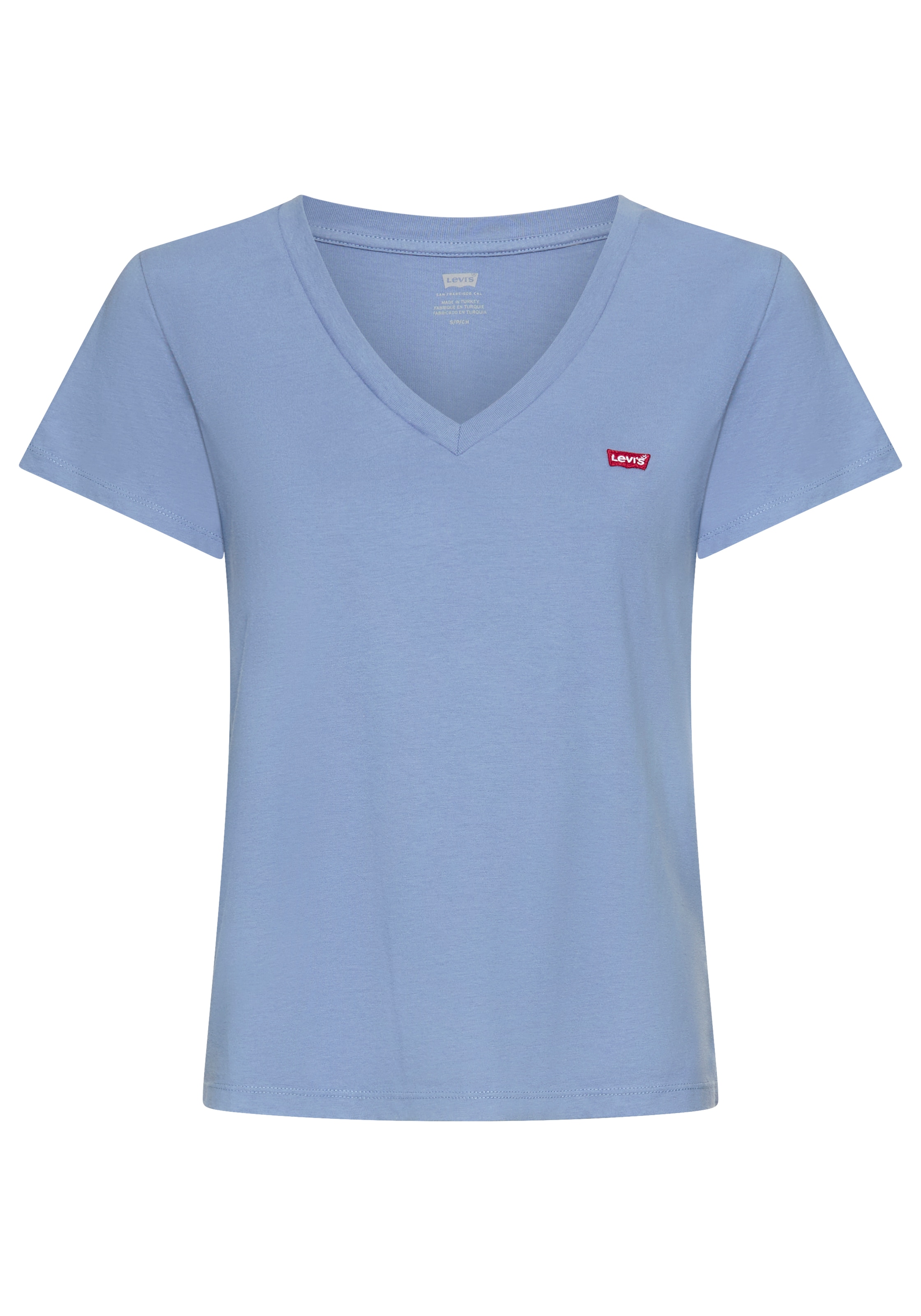 Levi's® V-Shirt »Perfect Tee«, mit kleinem Batwing- Logo