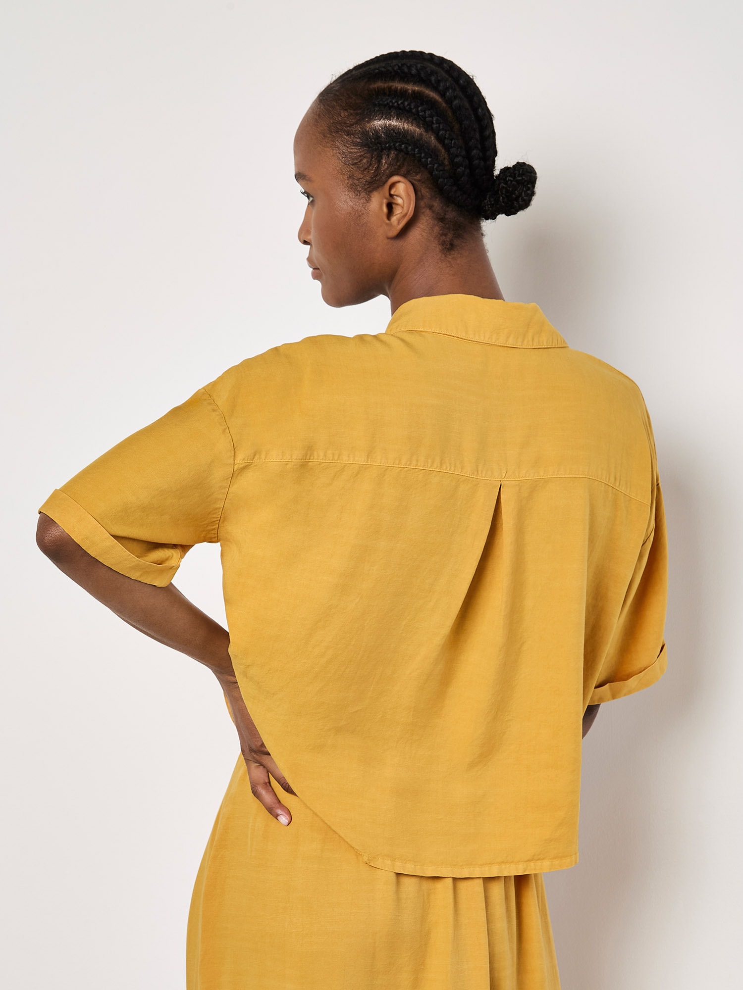 Apricot Hemdbluse »Bluse« mit offenem Kragen