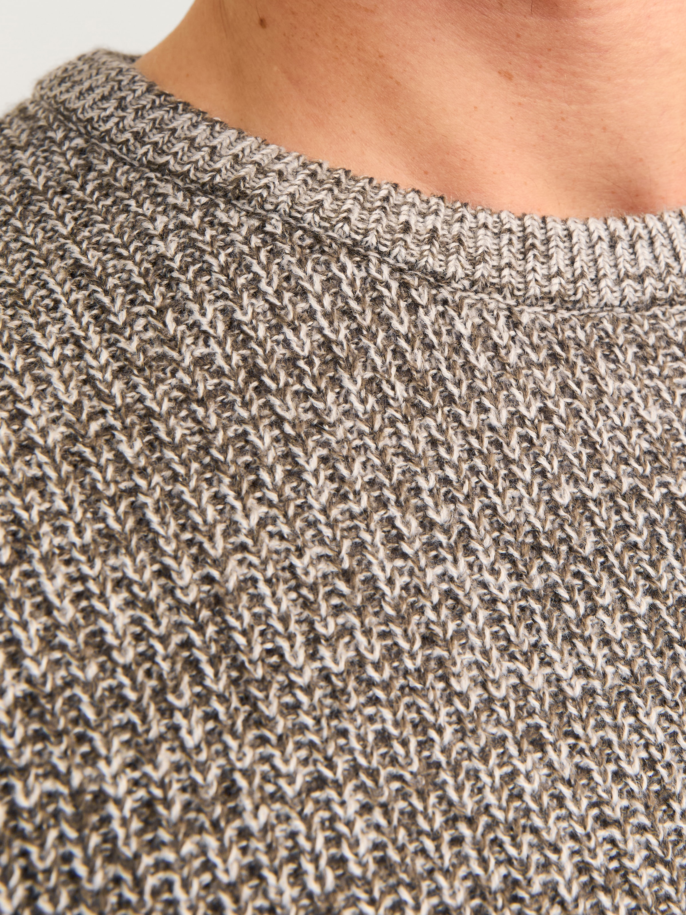 Jack & Jones Rundhalspullover »JJELEWIS KNIT CREW NECK SN«