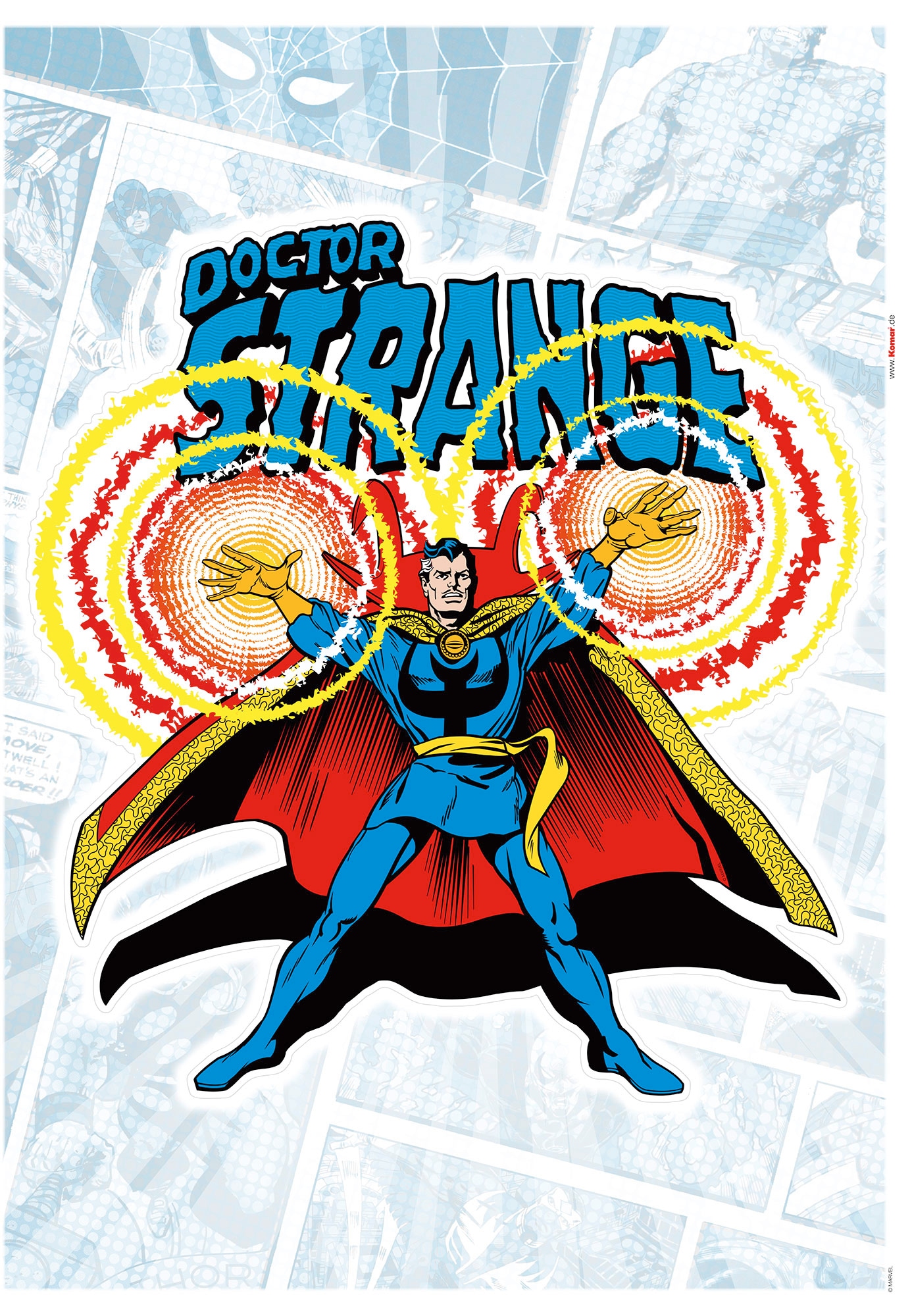 Komar Wandtattoo »Doctor Strange Comic Classic«, (1 St.), 50x70 cm (Breite  x Höhe), selbstklebendes Wandtattoo online kaufen | mit 3 Jahren XXL  Garantie