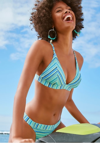 LASCANA Triangel-Bikini, mit glitzernden Streifen kaufen