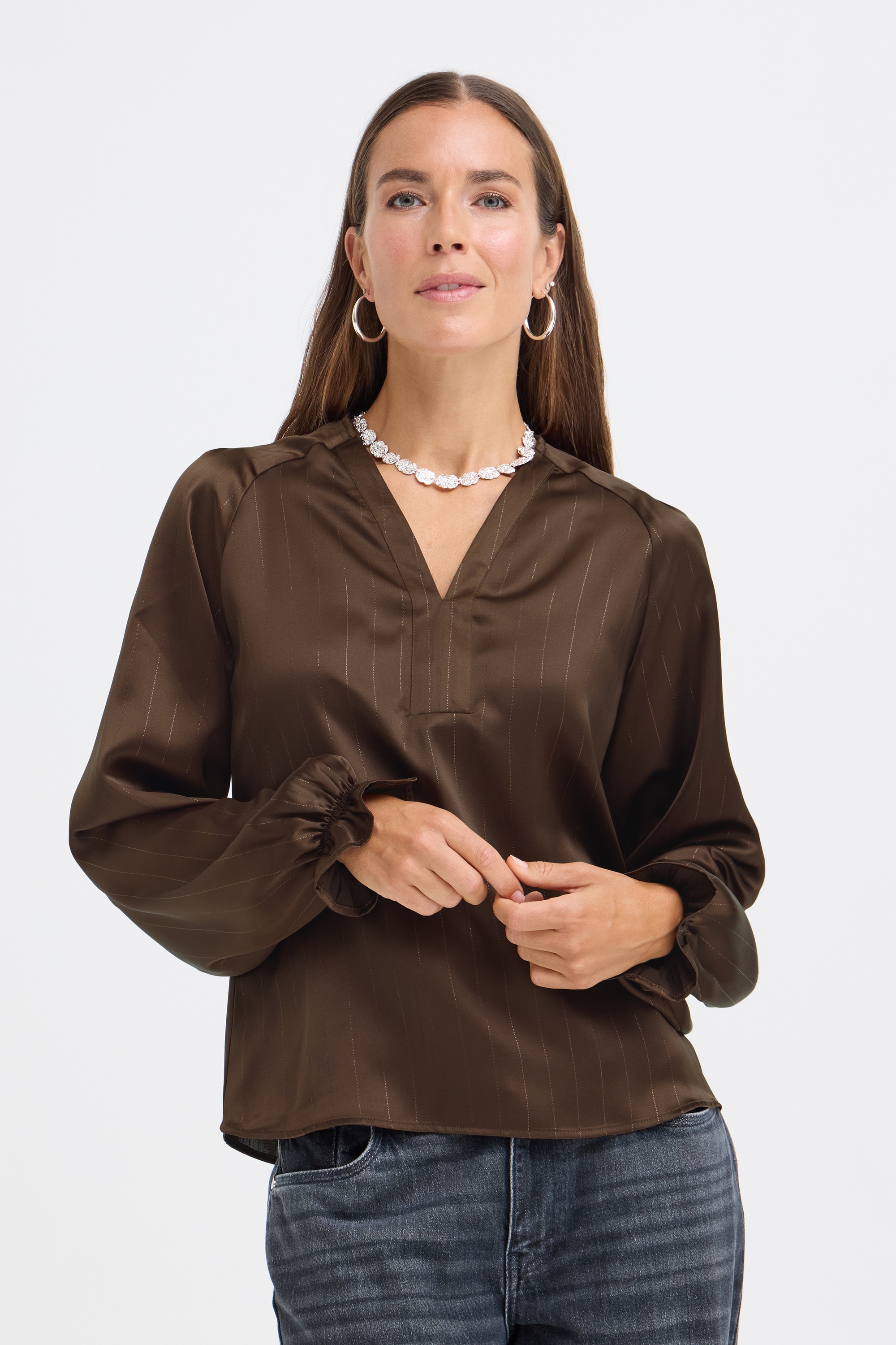 Pulz Jeans Langarmbluse »Pulz Jeans Bluse langarm PZDOROTA«