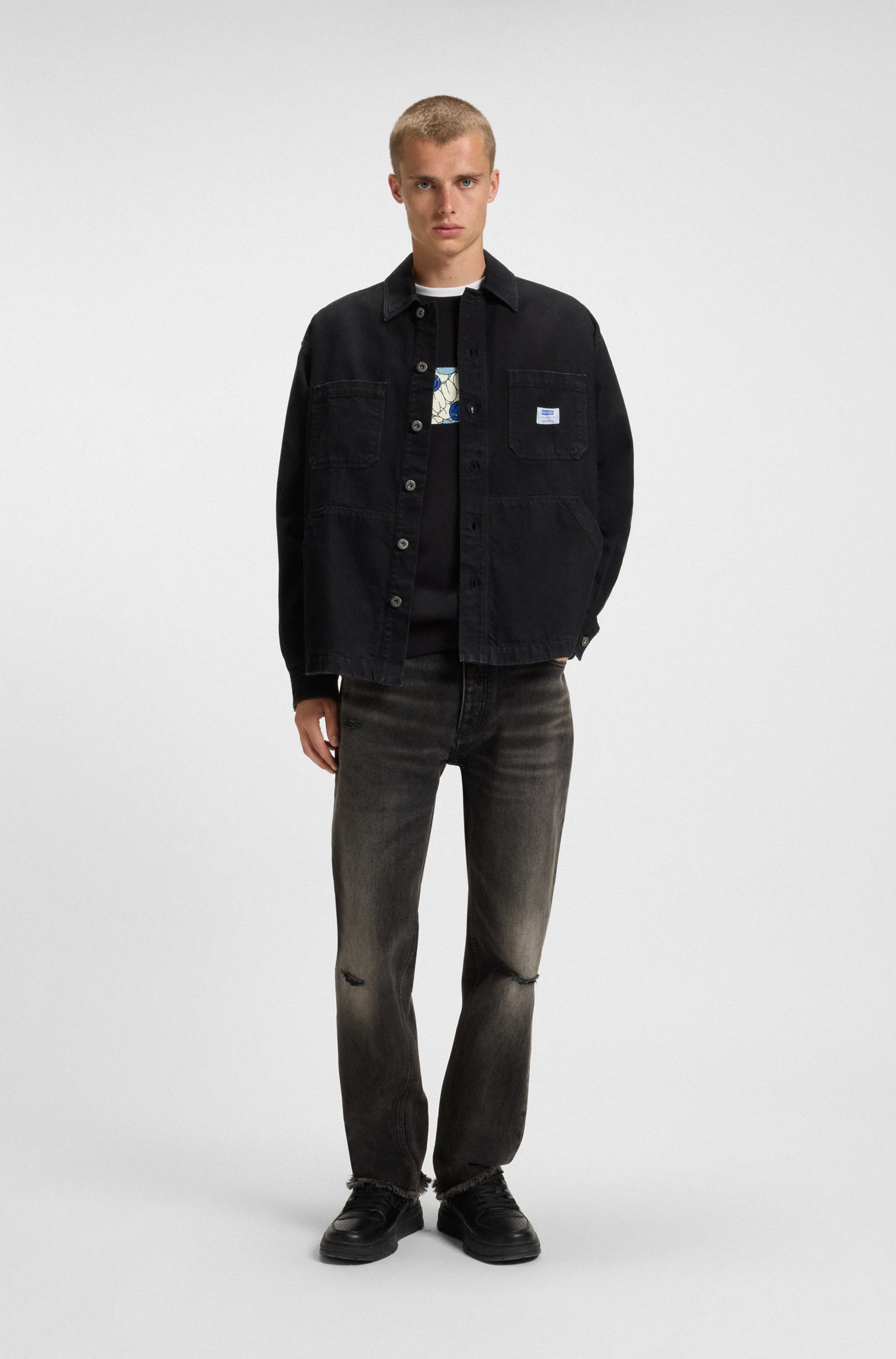 HUGO Blue Sweatshirt »Neprix«