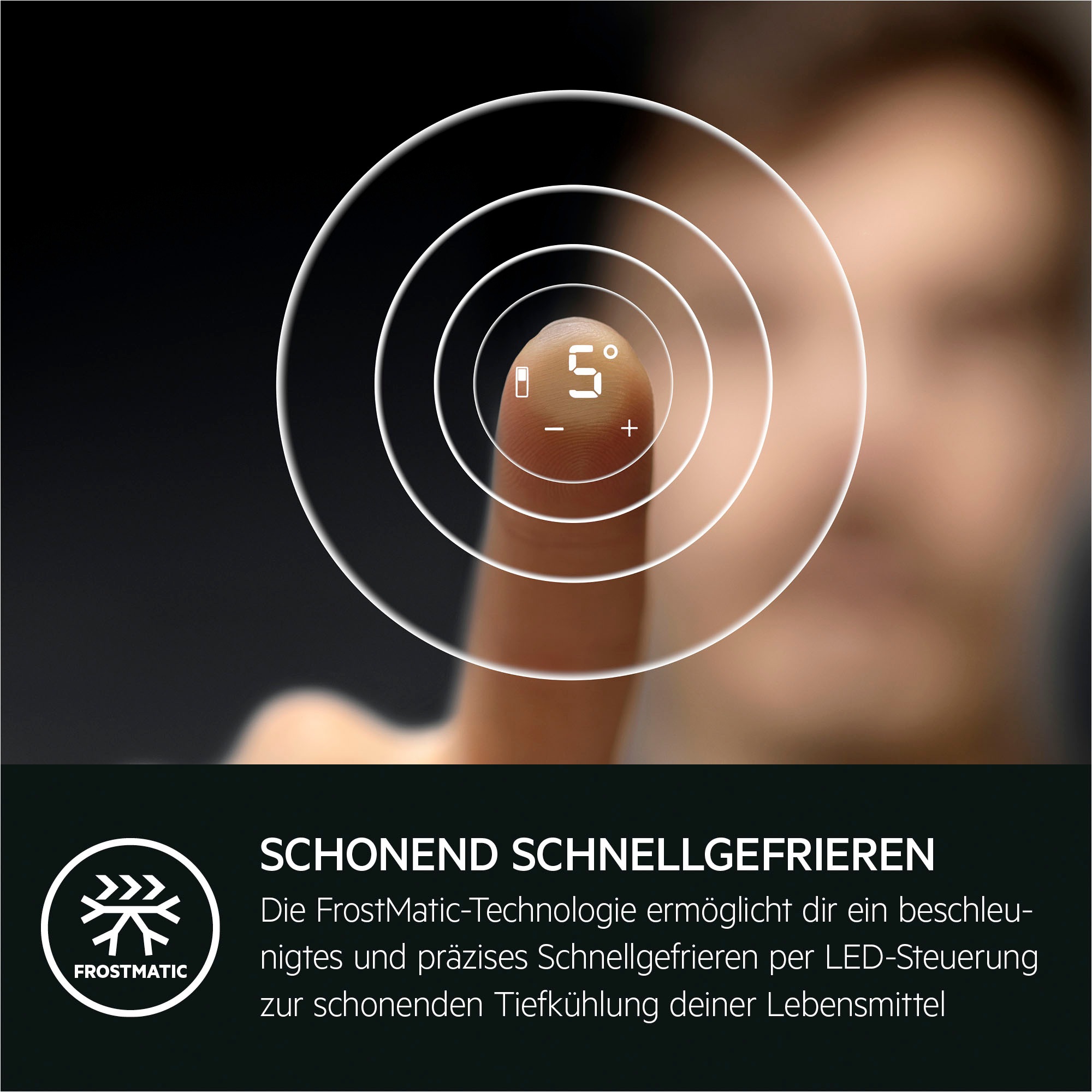 AEG Einbaukühlgefrierkombination Serie 5000 »TSC5S183EF«, ColdSense, LowFrost, LED-Display, beschleunigtes Schnellgefrieren