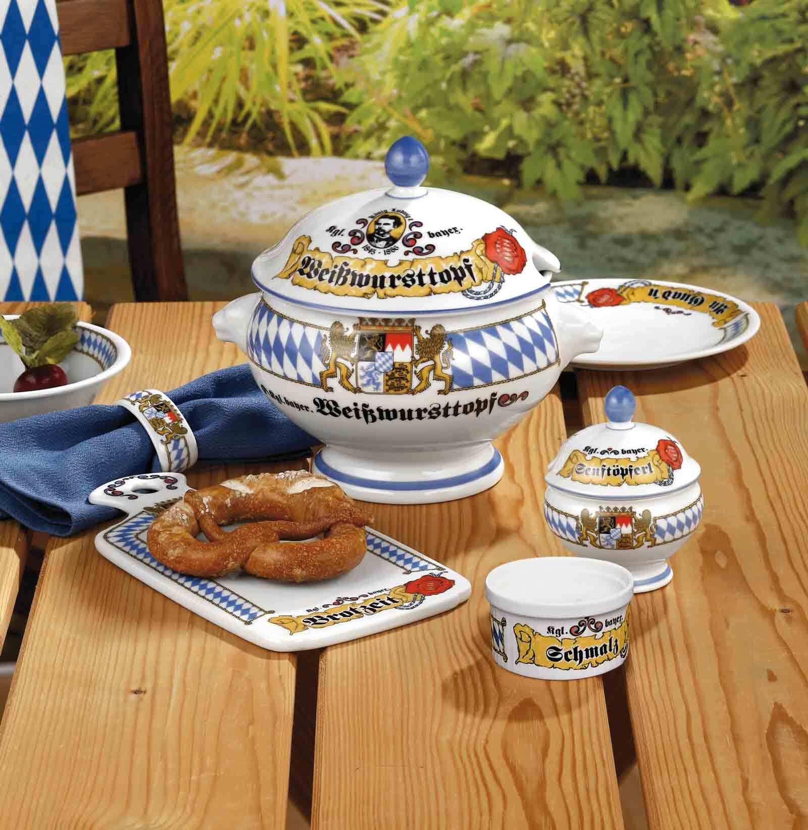 Seltmann Weiden Frühstücksteller »Frühstücksteller Compact Bayern ø 19 cm 6er Set bunt«