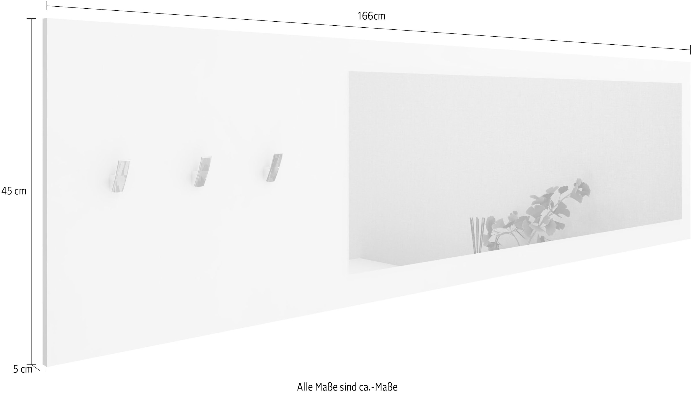 borchardt Möbel Garderobenpaneel »Vaasa« Breite 166 cm