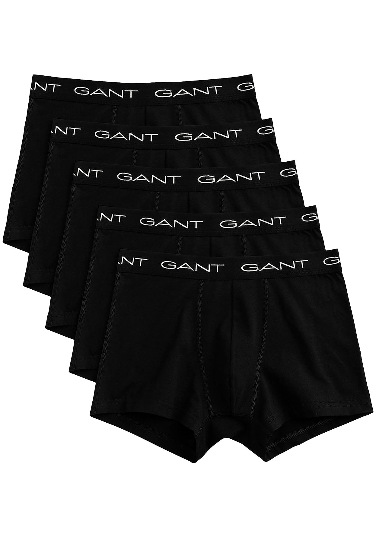 Boxershorts »TRUNK 5-PACK«, (Packung, 5 St., 5), mit elastischem GANT-Logobund