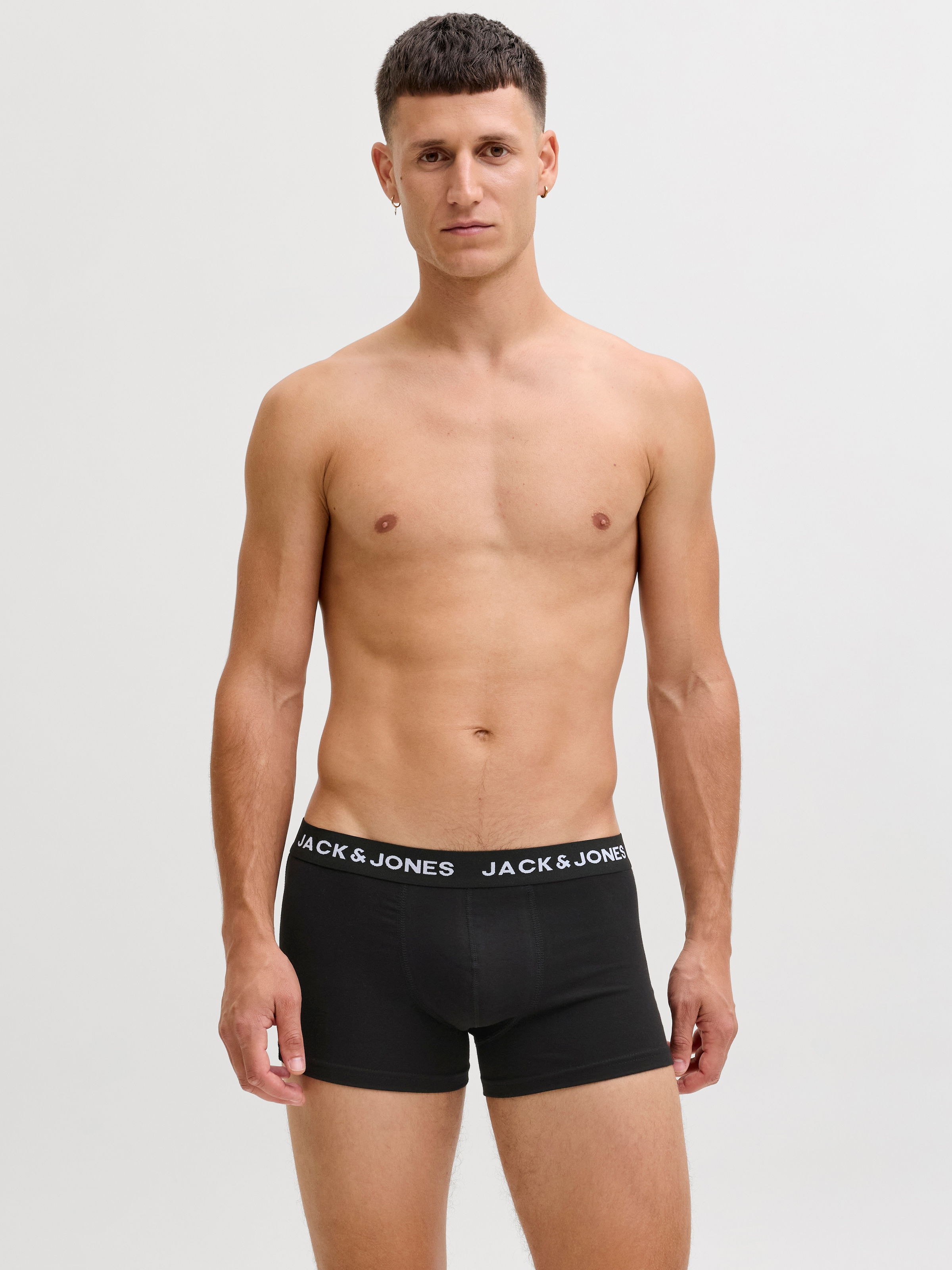 Jack & Jones Boxershorts »JACFLOWER Microfiber mit Logobund, Blumenprint und Stretchkomfort«, 10 Stk. eng anliegend, Microfaser, schnelltrocknend