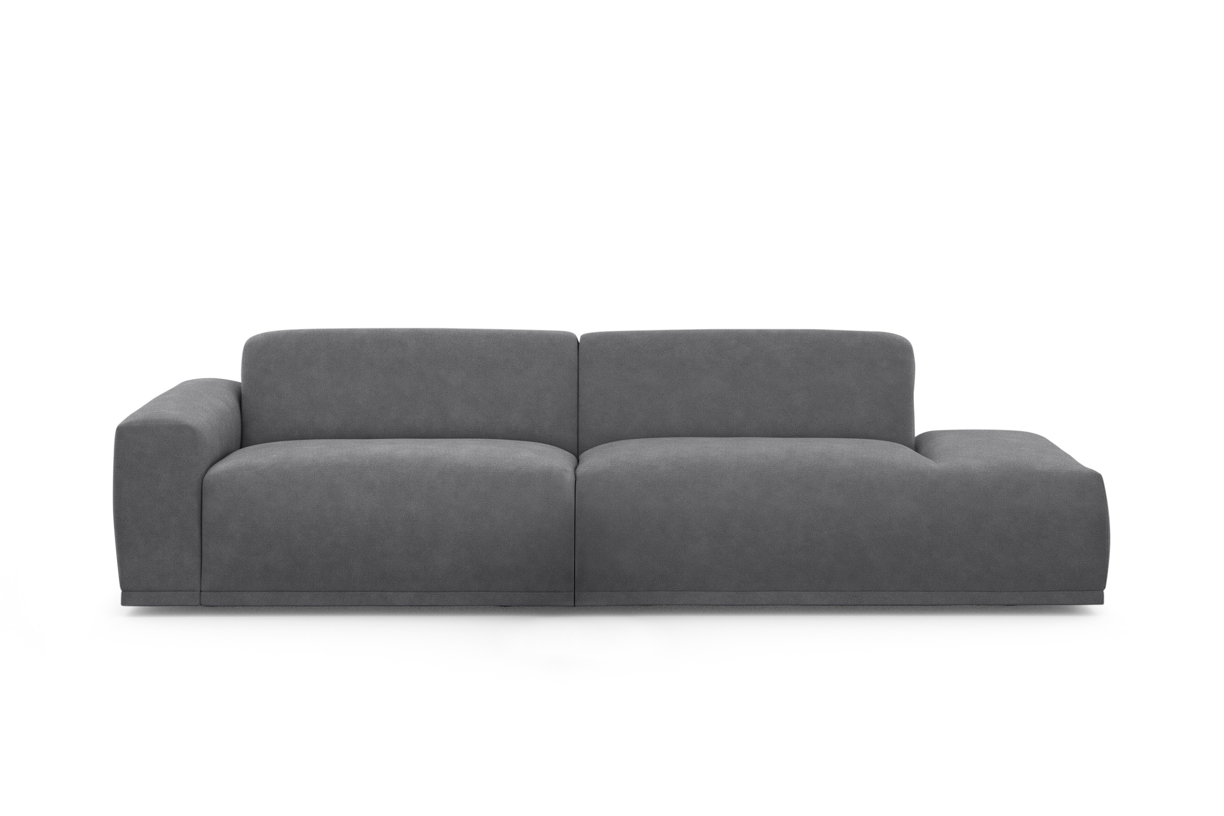 TRENDMANUFAKTUR Big-Sofa »Braga, mit hochwertigem Kaltschaum, Megasofa, in Cord erhältlich«, modernes Big-Sofa, Couch mit hohem Sitzkomfort, 277/72/107 cm (B/H/T)