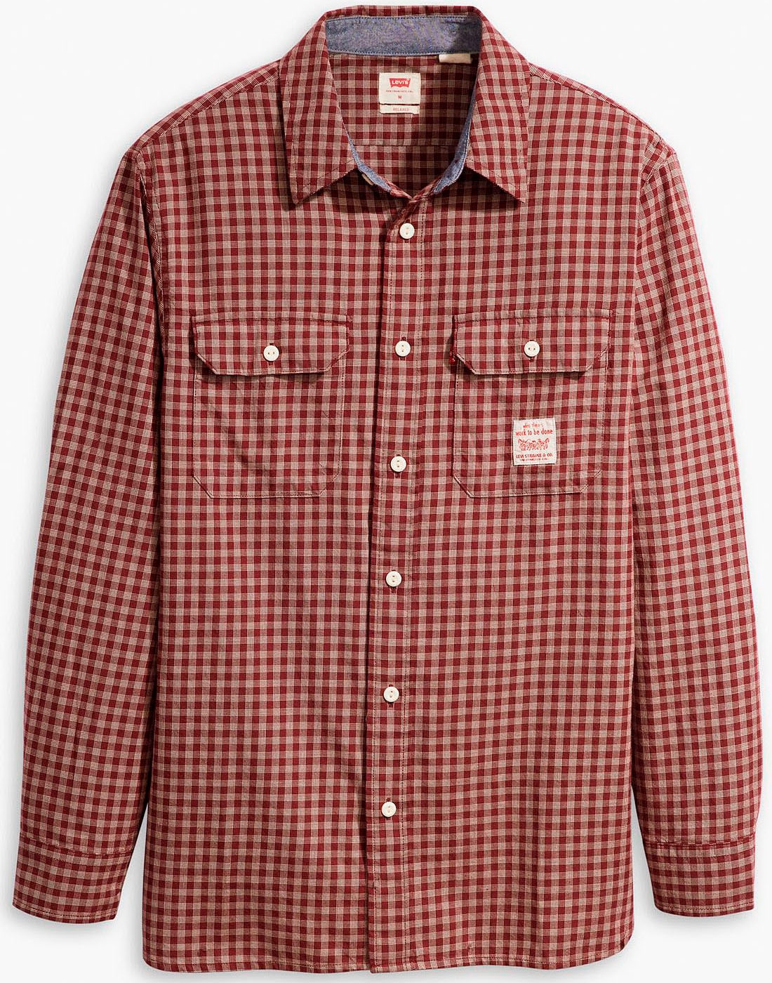 Levi's® Langarmhemd »CLASSIC WORKER -WORKWEAR REDS«, mit 2 verschließbaren Brusttaschen