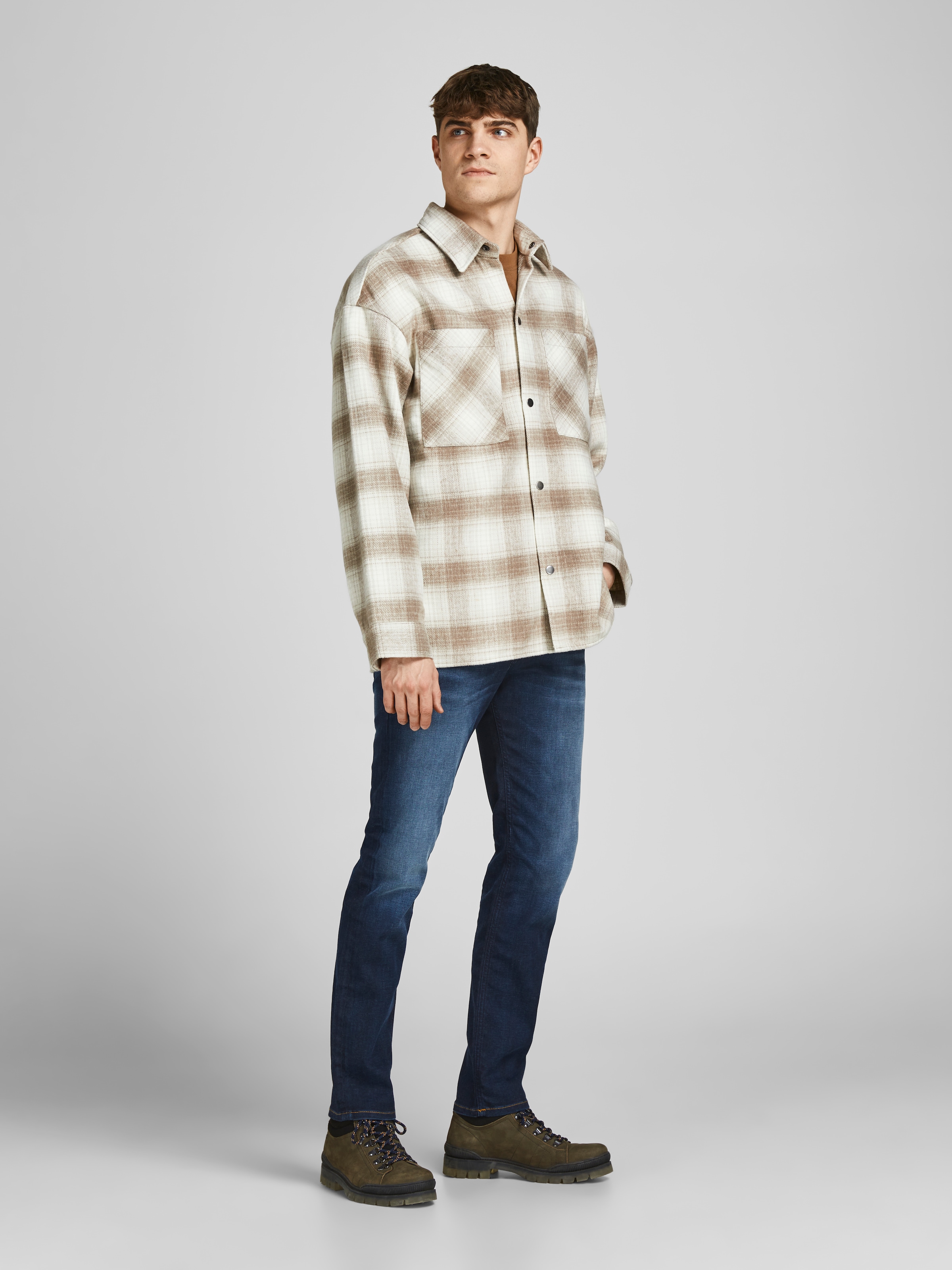 Jack & Jones »JJICLARK mit Used-Look und Stretch für den Alltag« mit Abriebeffekten