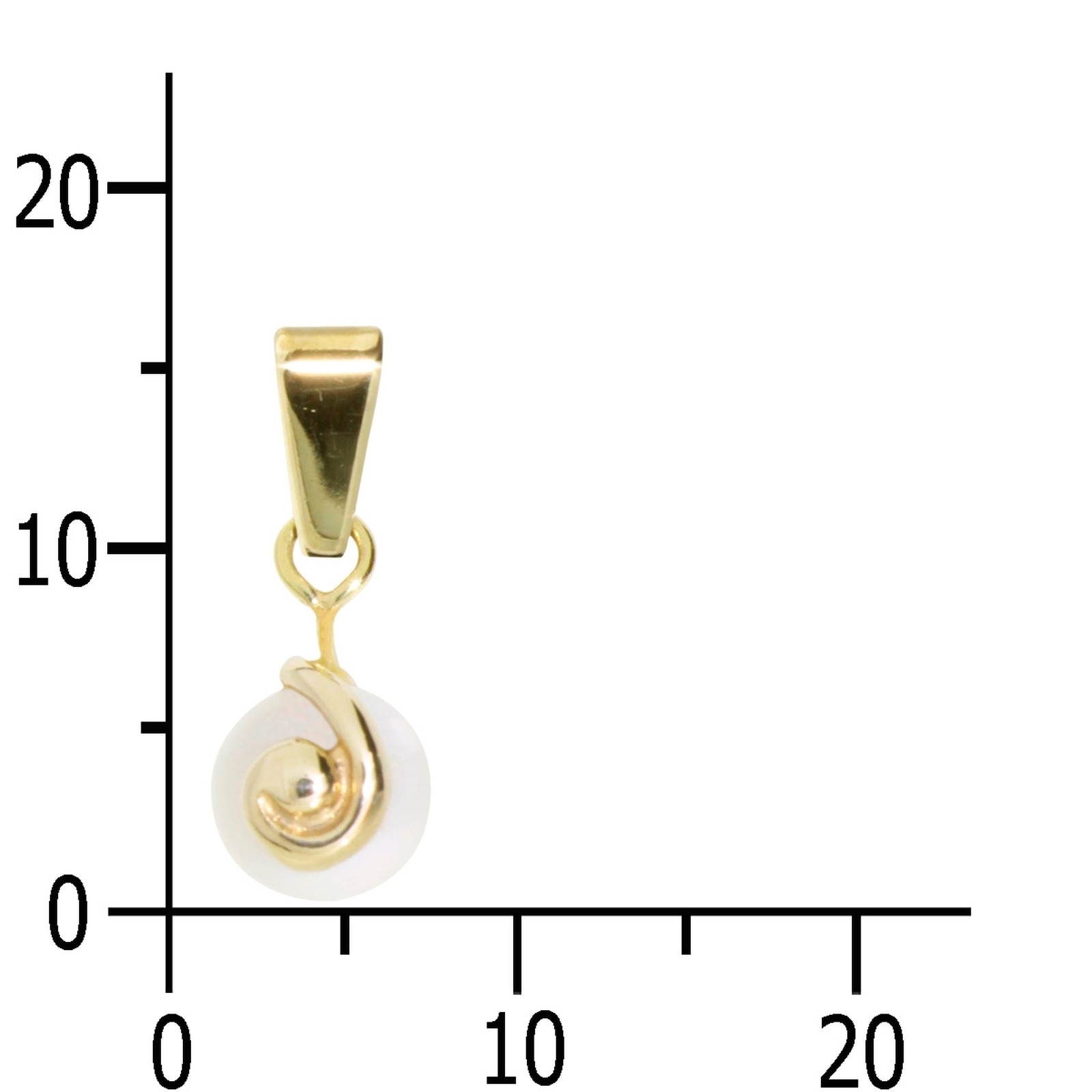OSTSEE-SCHMUCK Kettenanhänger »- Itte - Gold 333/000 - Zuchtperle«