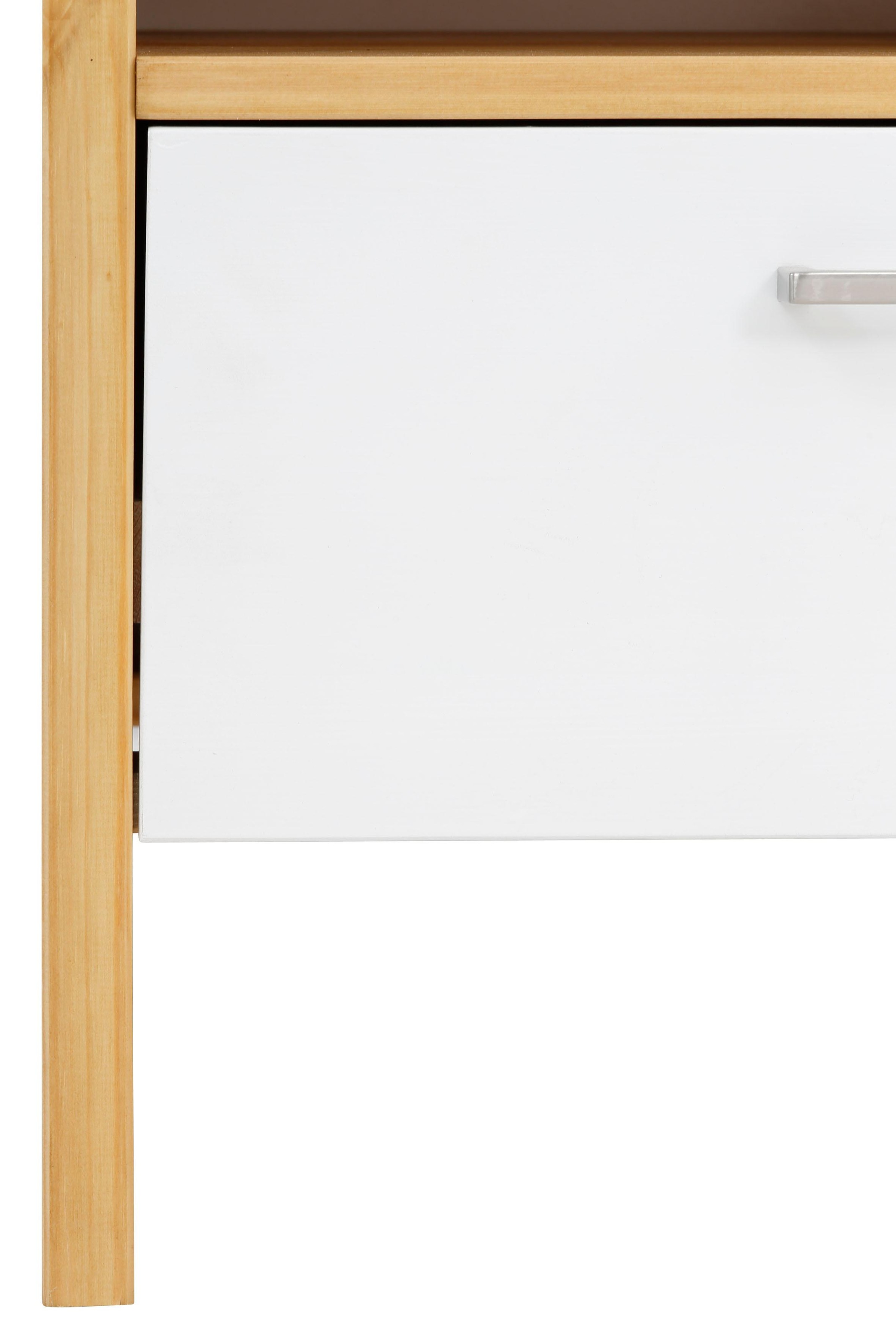 Home affaire Mehrzweckregal »Ixo«, Regal, Breite 101 cm, mit 2 Schubladen, aus masiver Kiefer, FSC®
