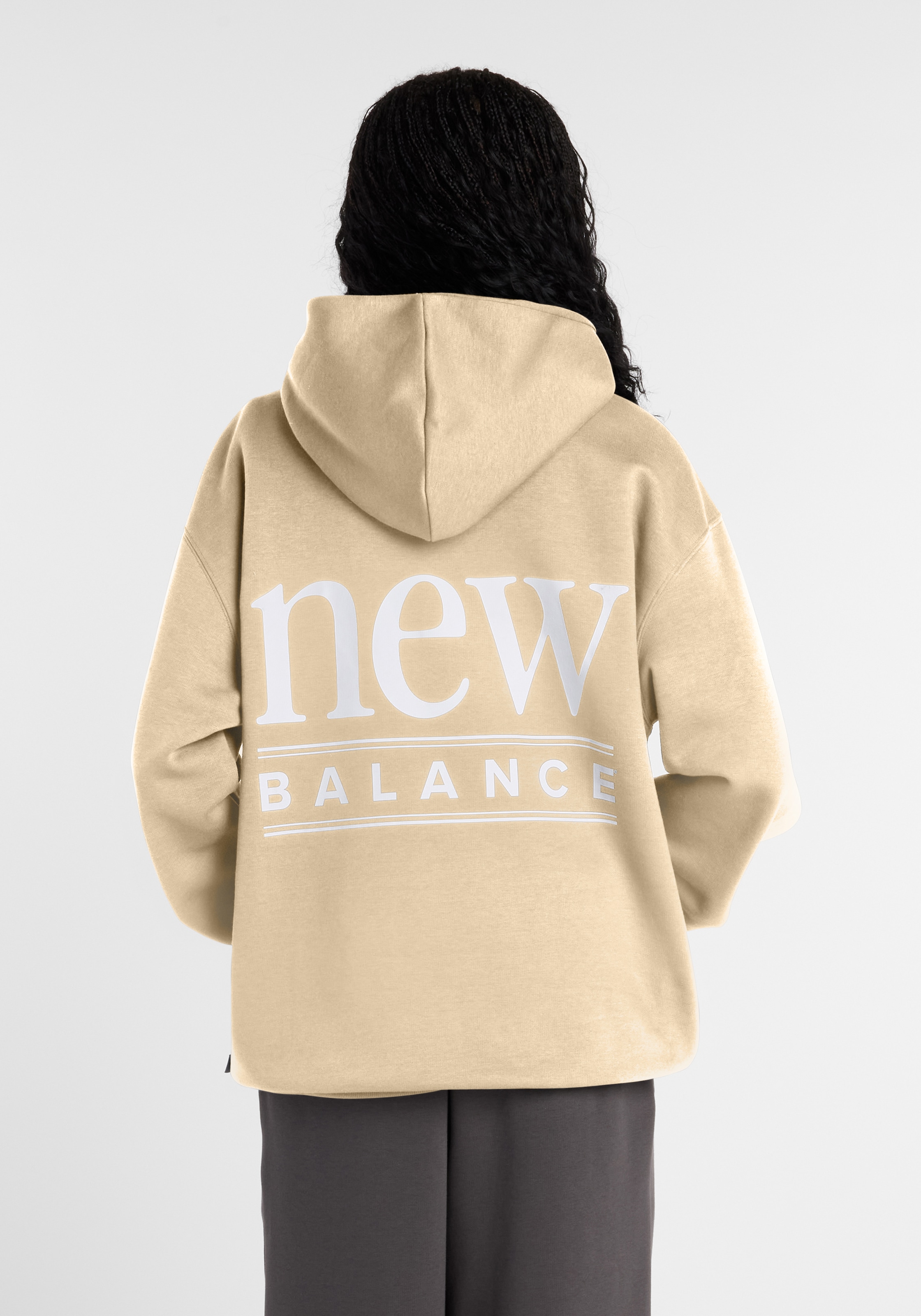 New Balance Kapuzensweatshirt , mit Kapuze, langärmlig, mit angesetztem Bündchen am Ärmelabschluss
